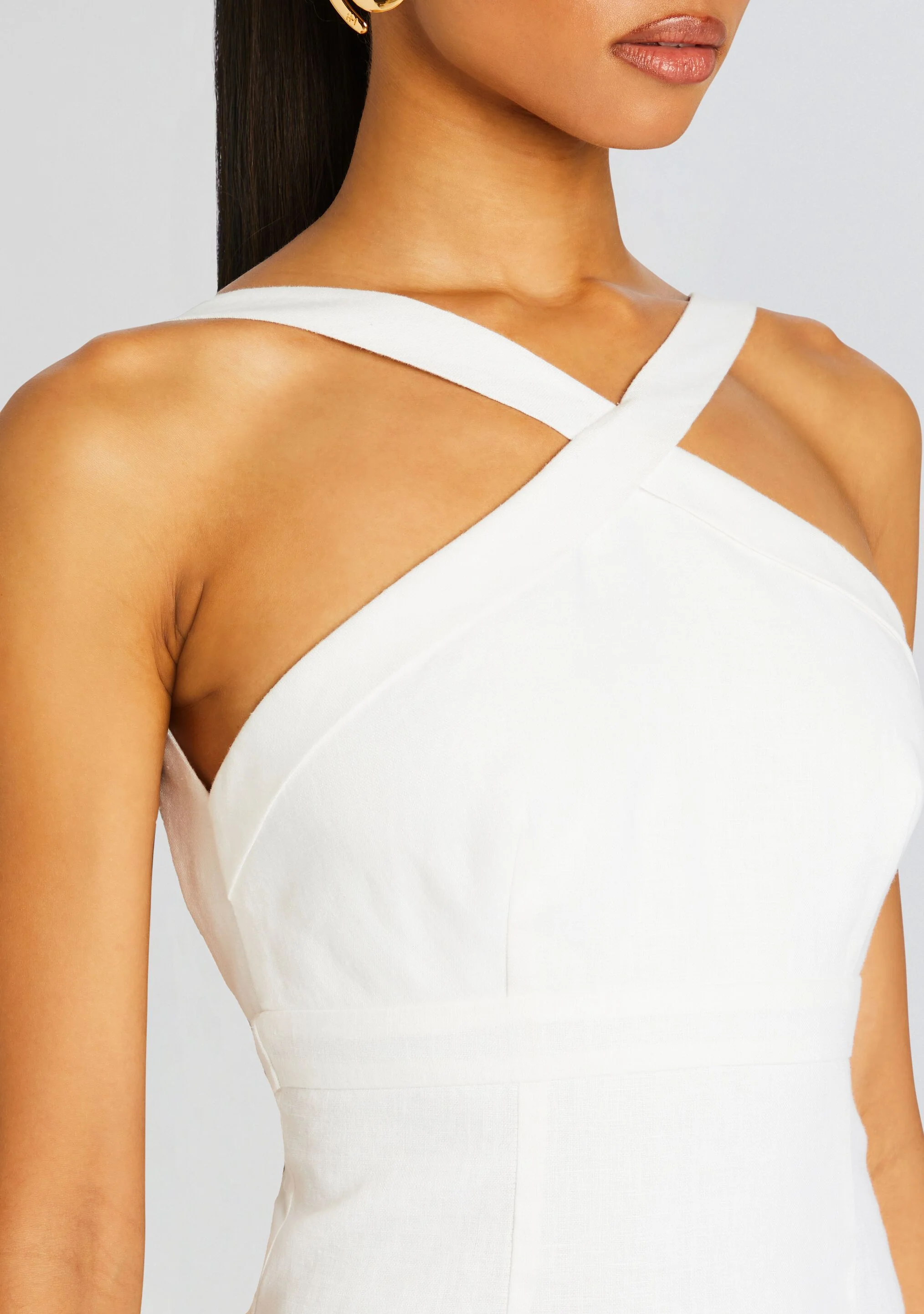 Linen Mini Dress - Image 2