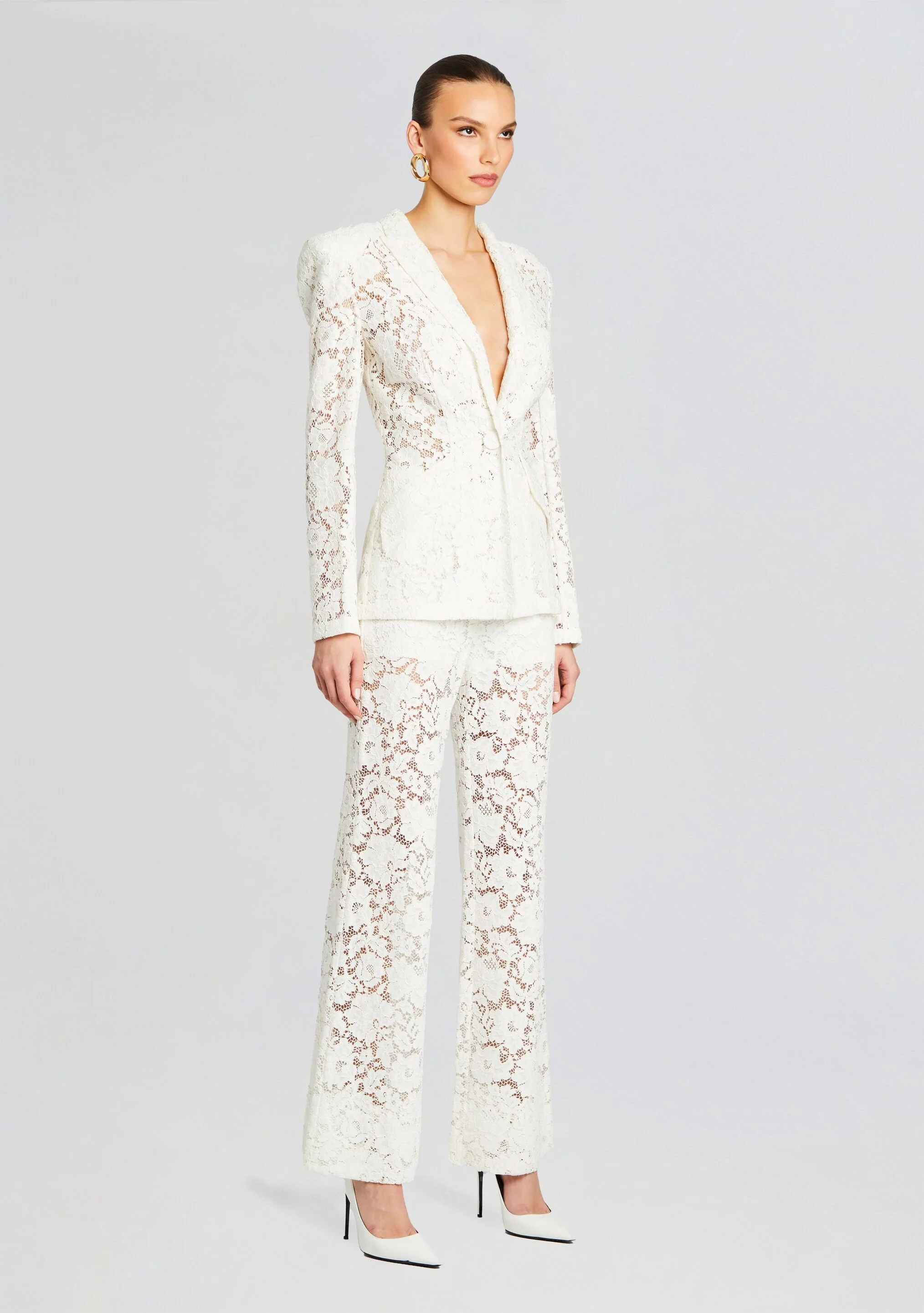 London Lace Flared Pants - Image 3