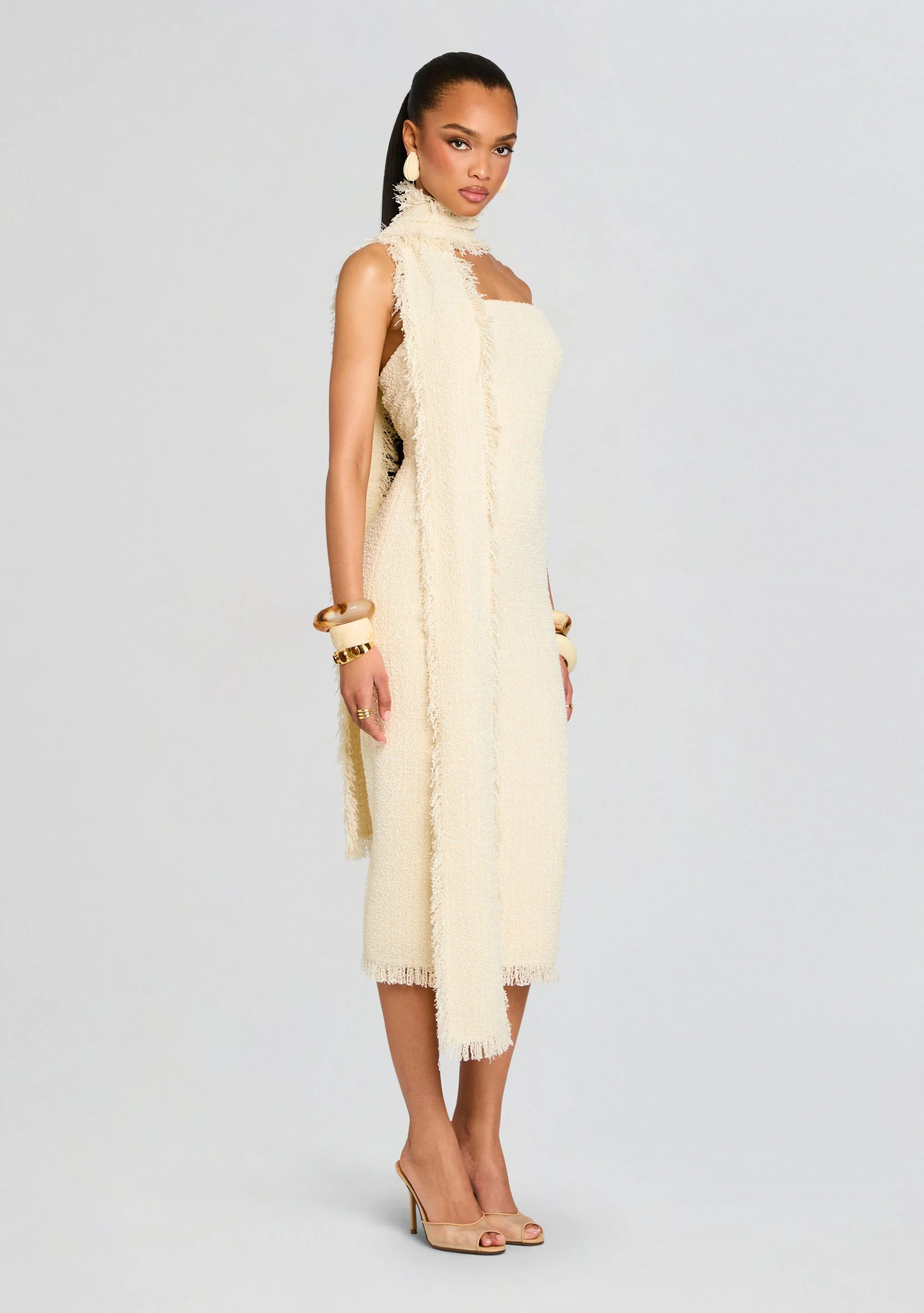 Lott Boucle Midi Dress - Image 3