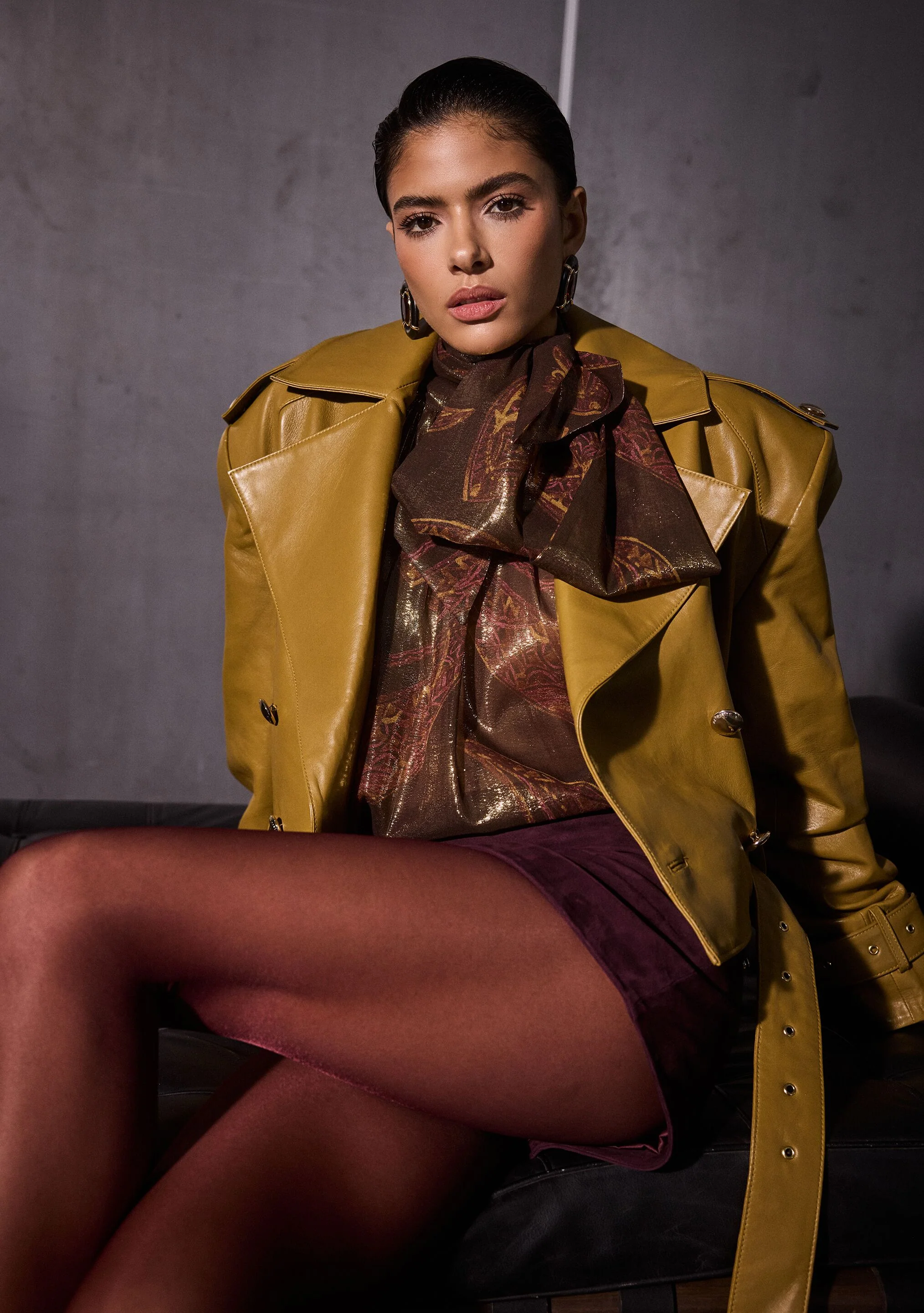 Malene Leather Jacket - Image 2