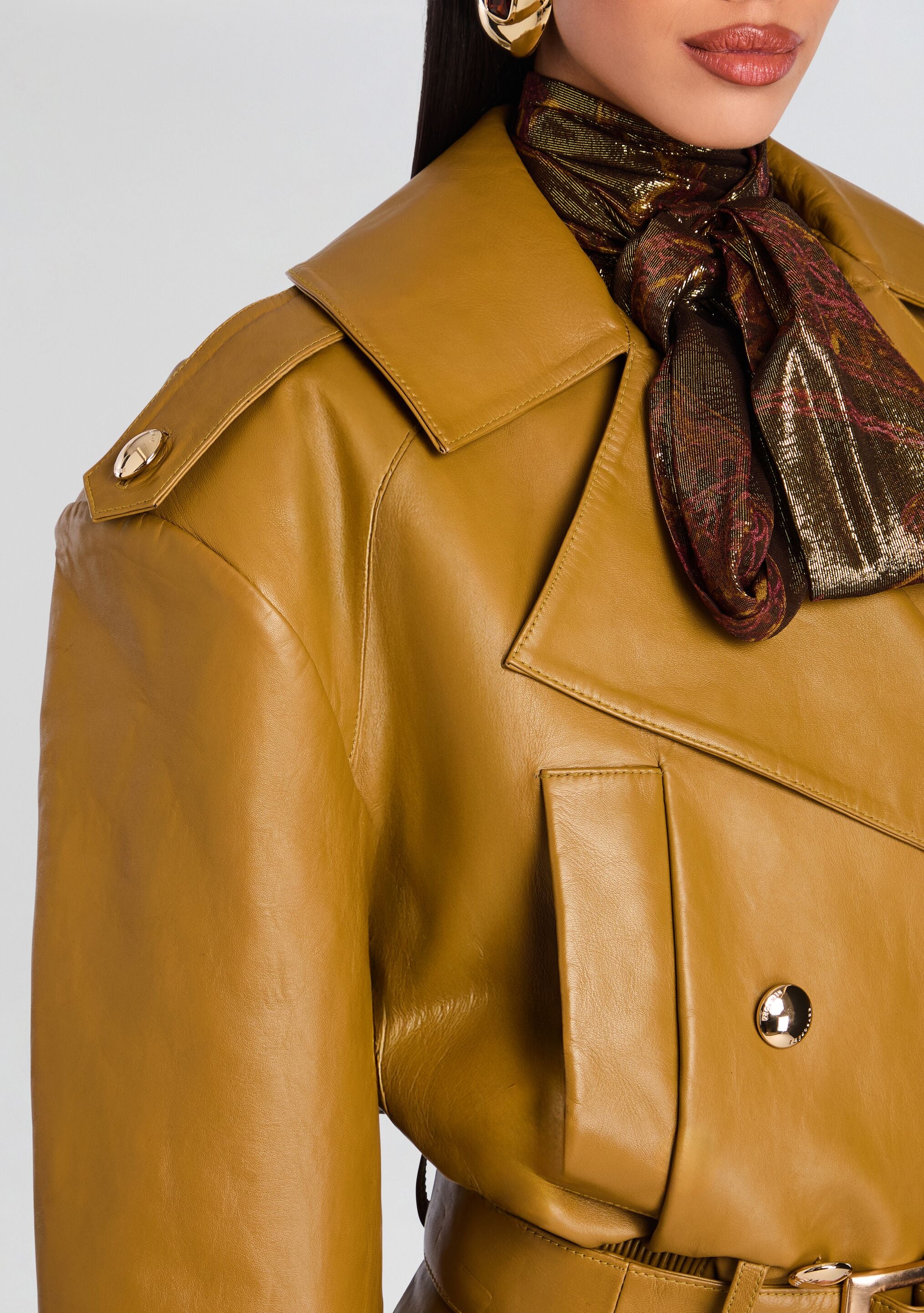 Malene Leather Jacket - Image 3
