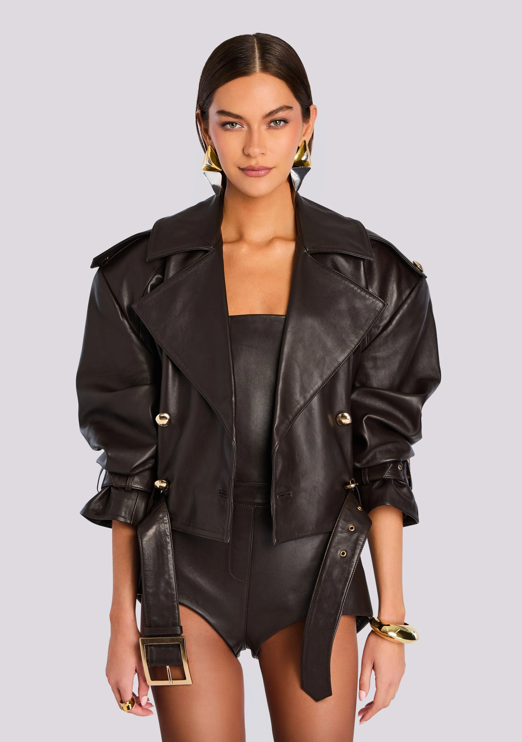 Malene Leather Jacket - Image 6
