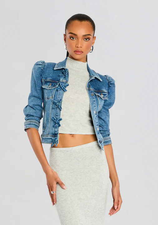Mauve Denim Jacket
