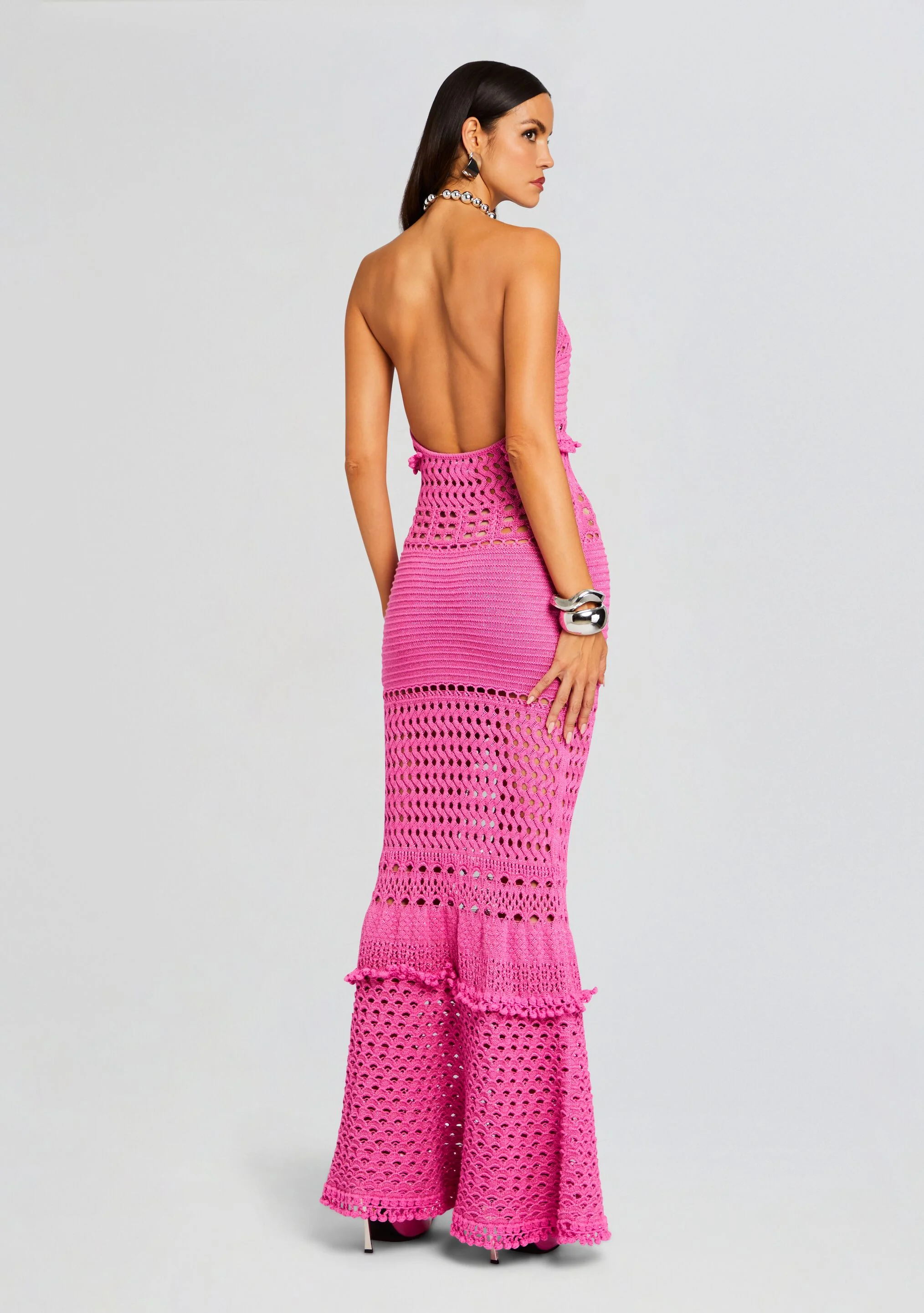 Mesa Knit Crochet Dress - Image 3