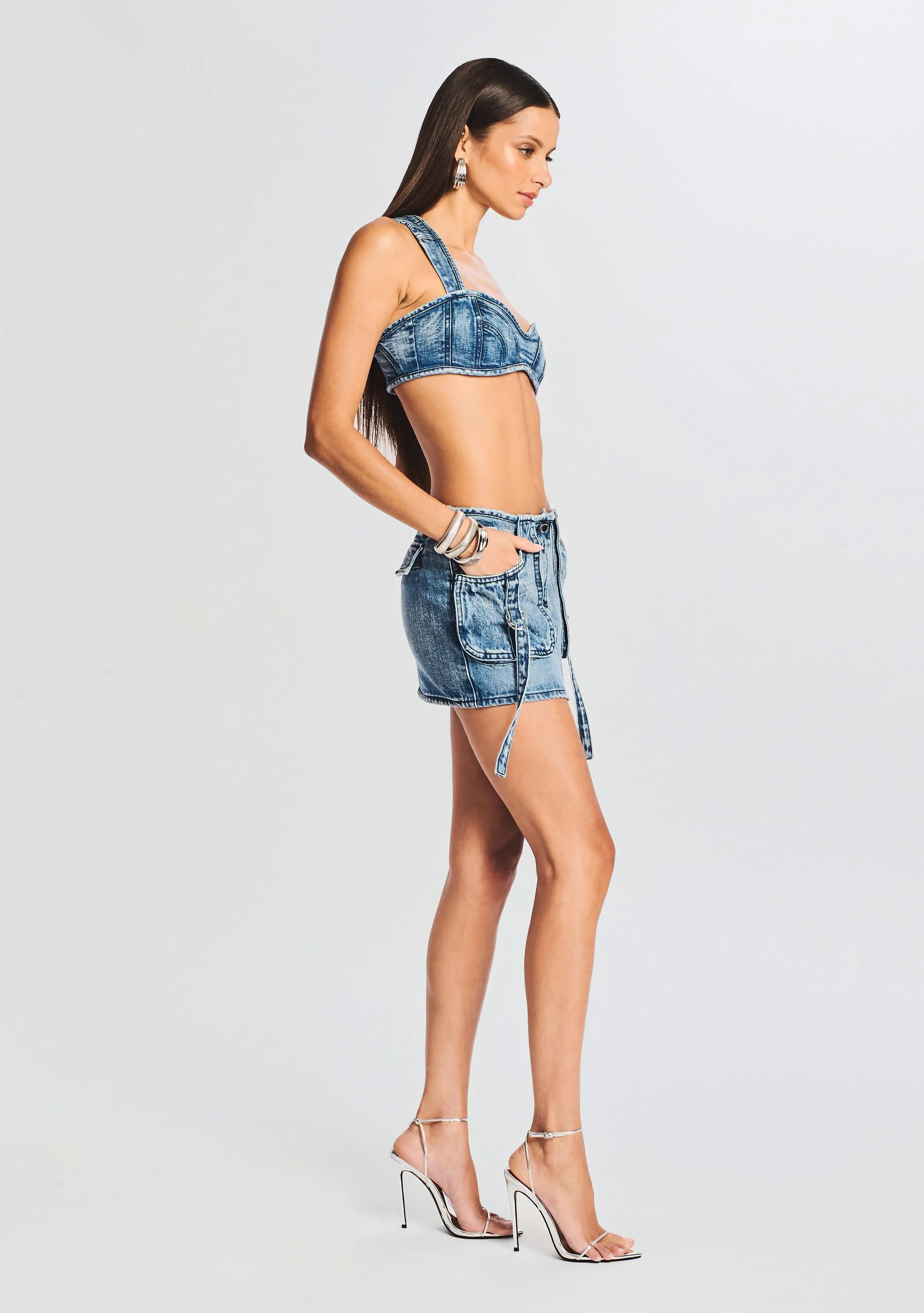 Millie Denim Bra Top - Image 3