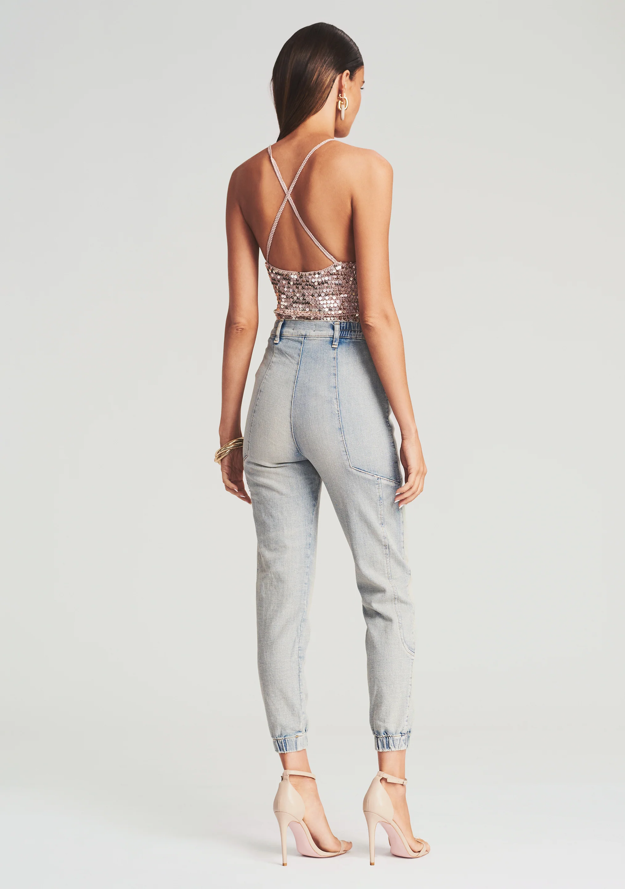 Molly Sequin Crochet Top - Image 4