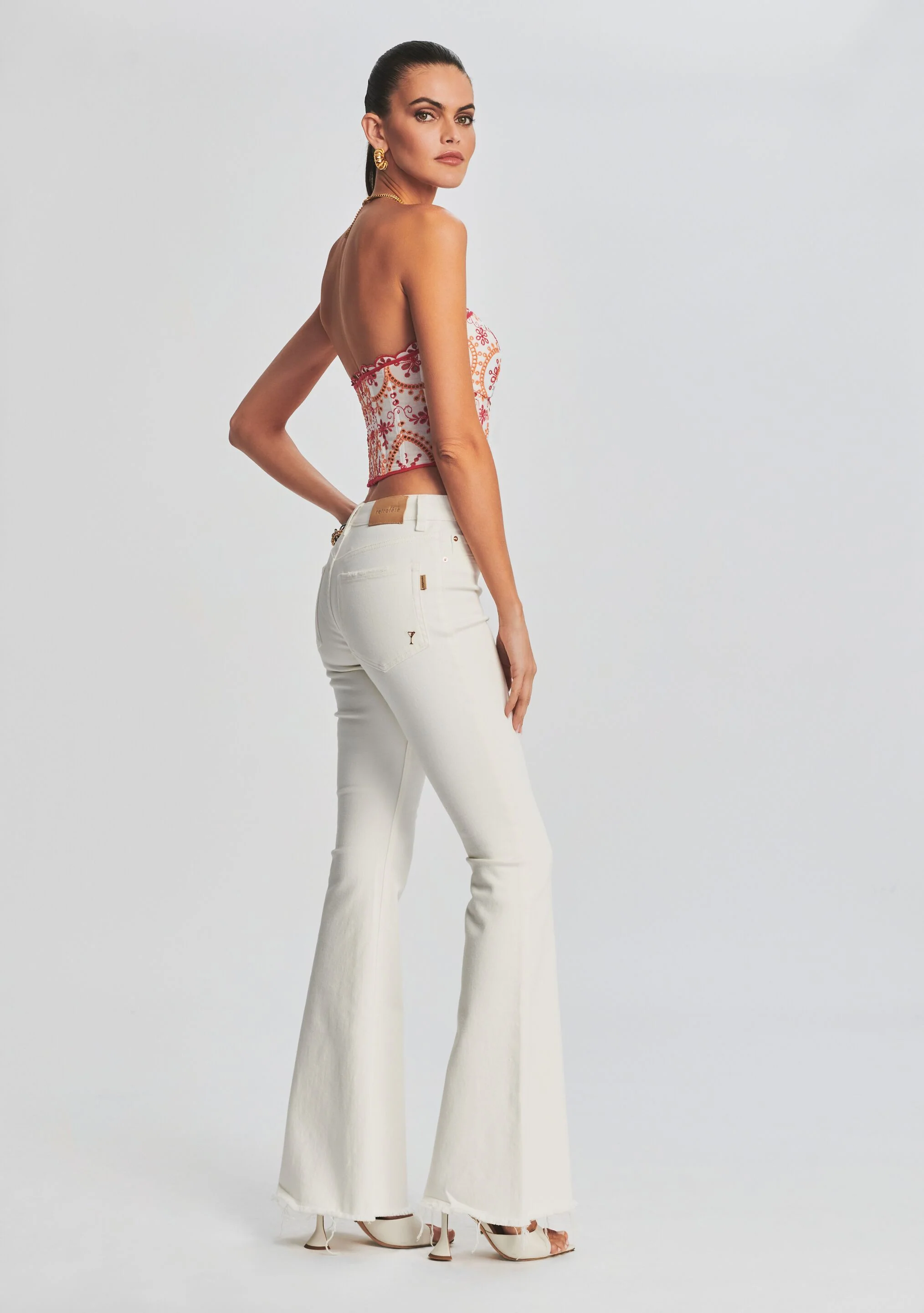 Moore Mid Rise Flare Jean - Image 3
