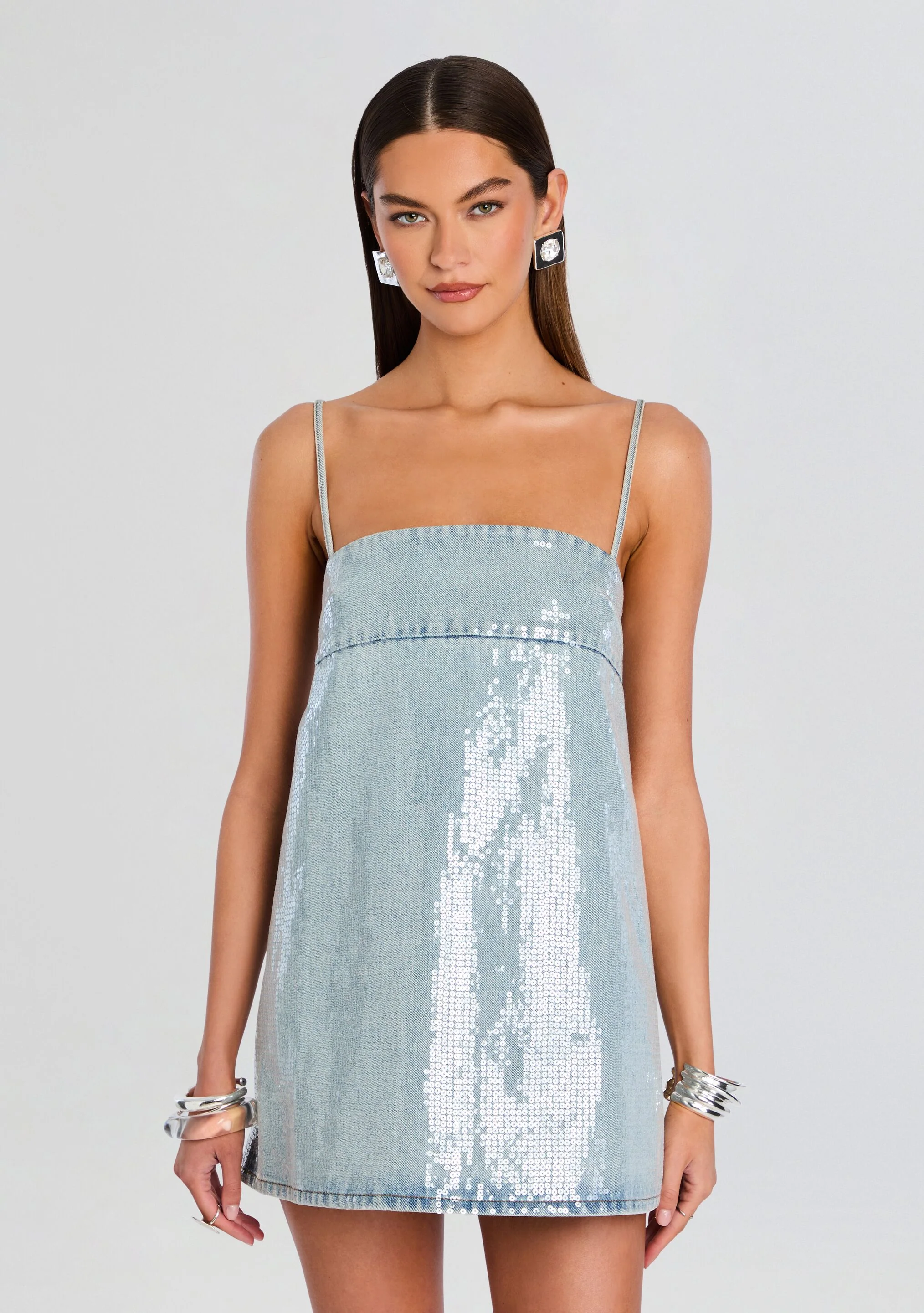 Nadiya Denim Dress - Image 5