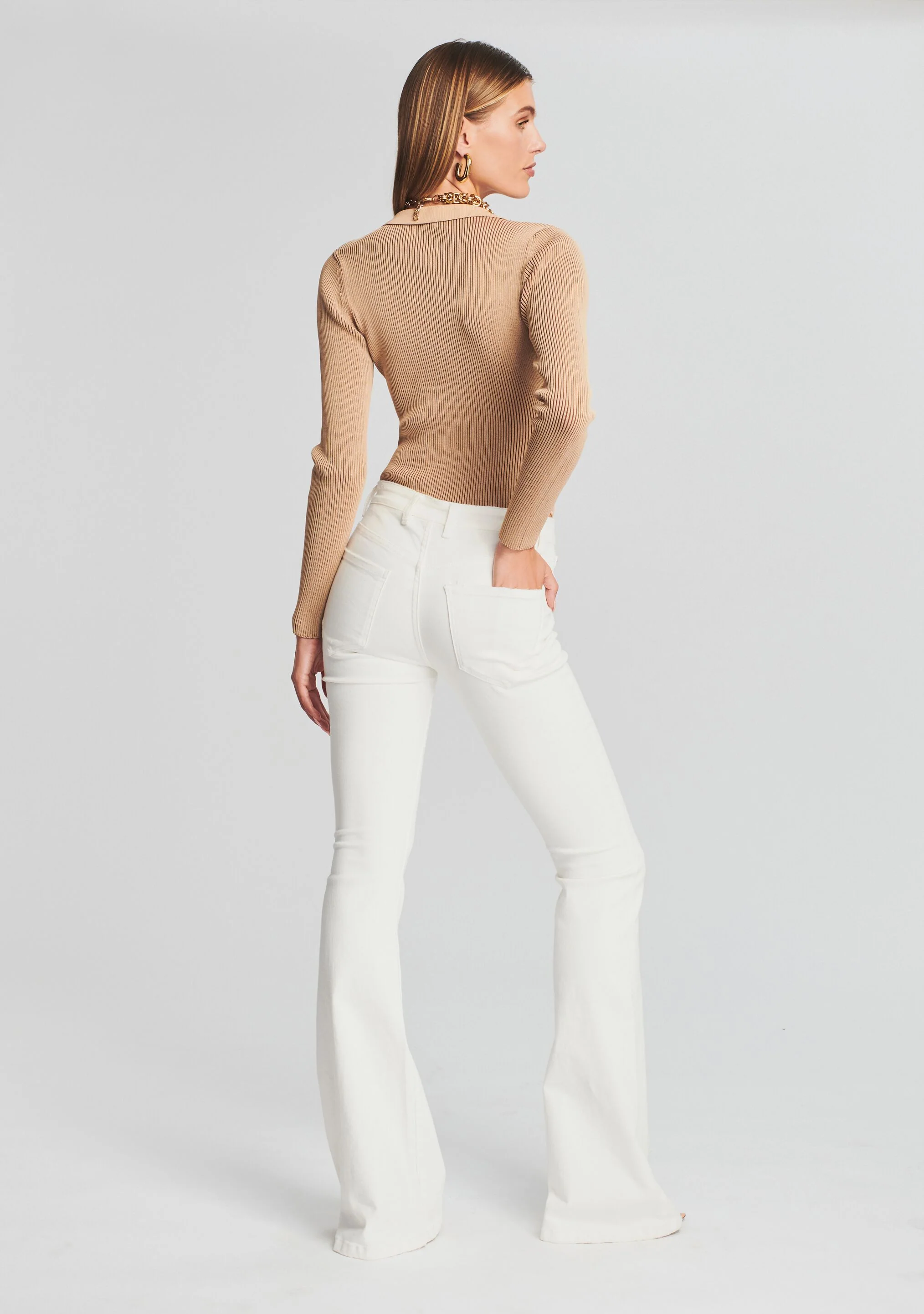 Nala Rib Knit Bodysuit - Image 4