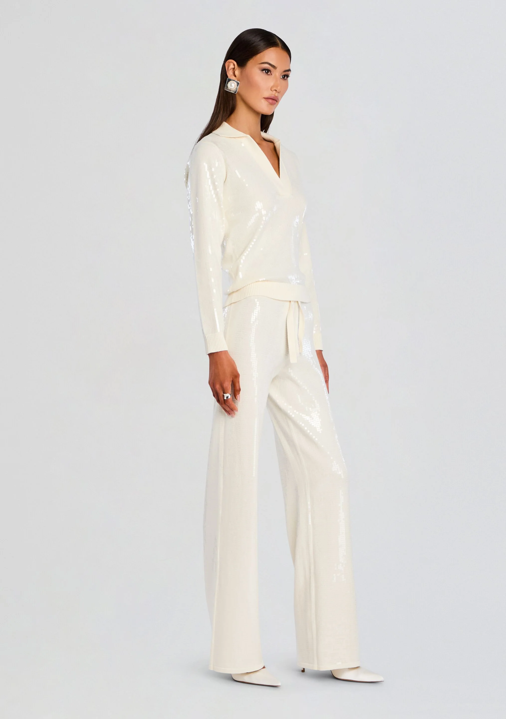 Natalia Sequin Knit Pant - Image 3