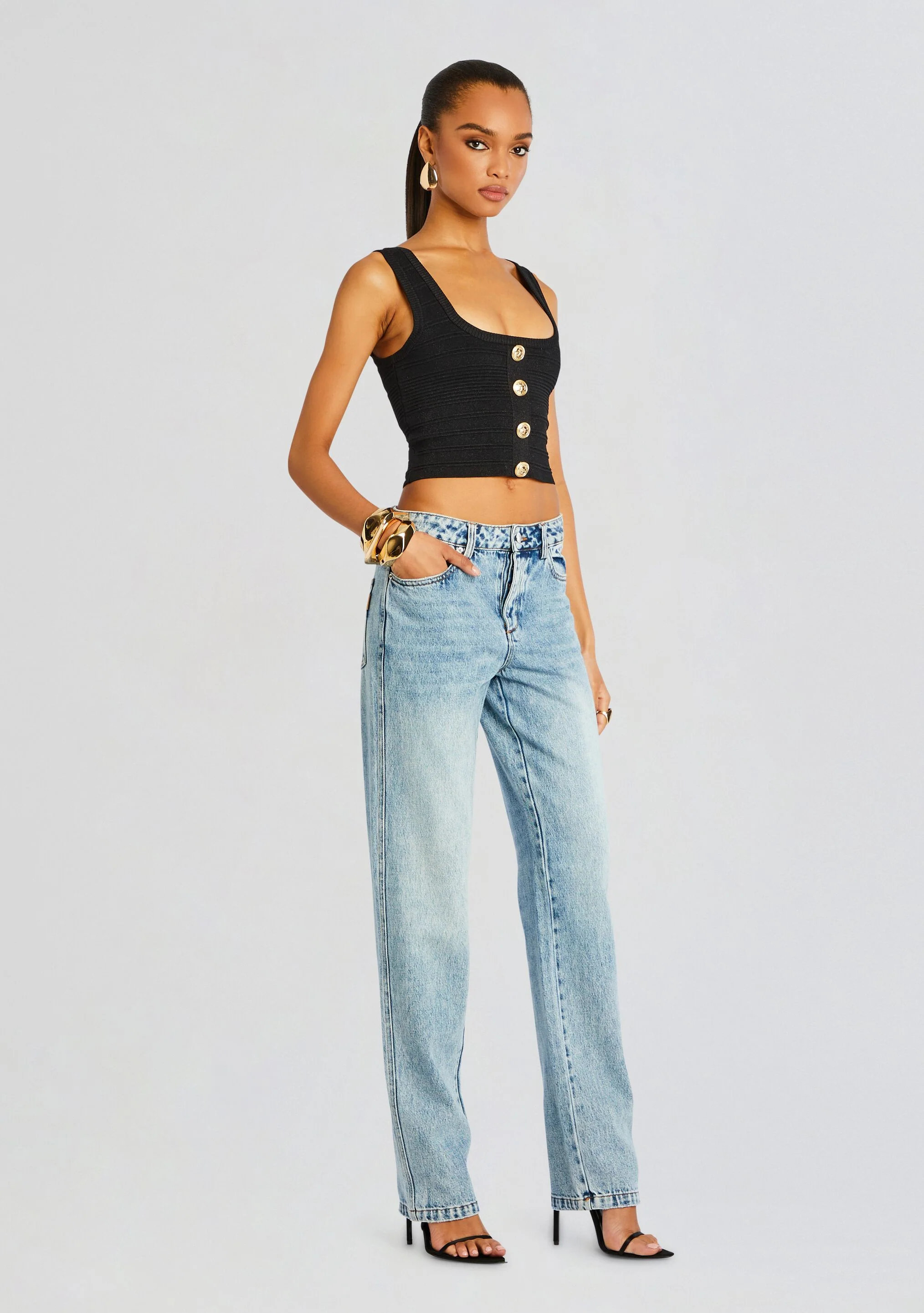 Nella Bandage Knit Top - Image 3