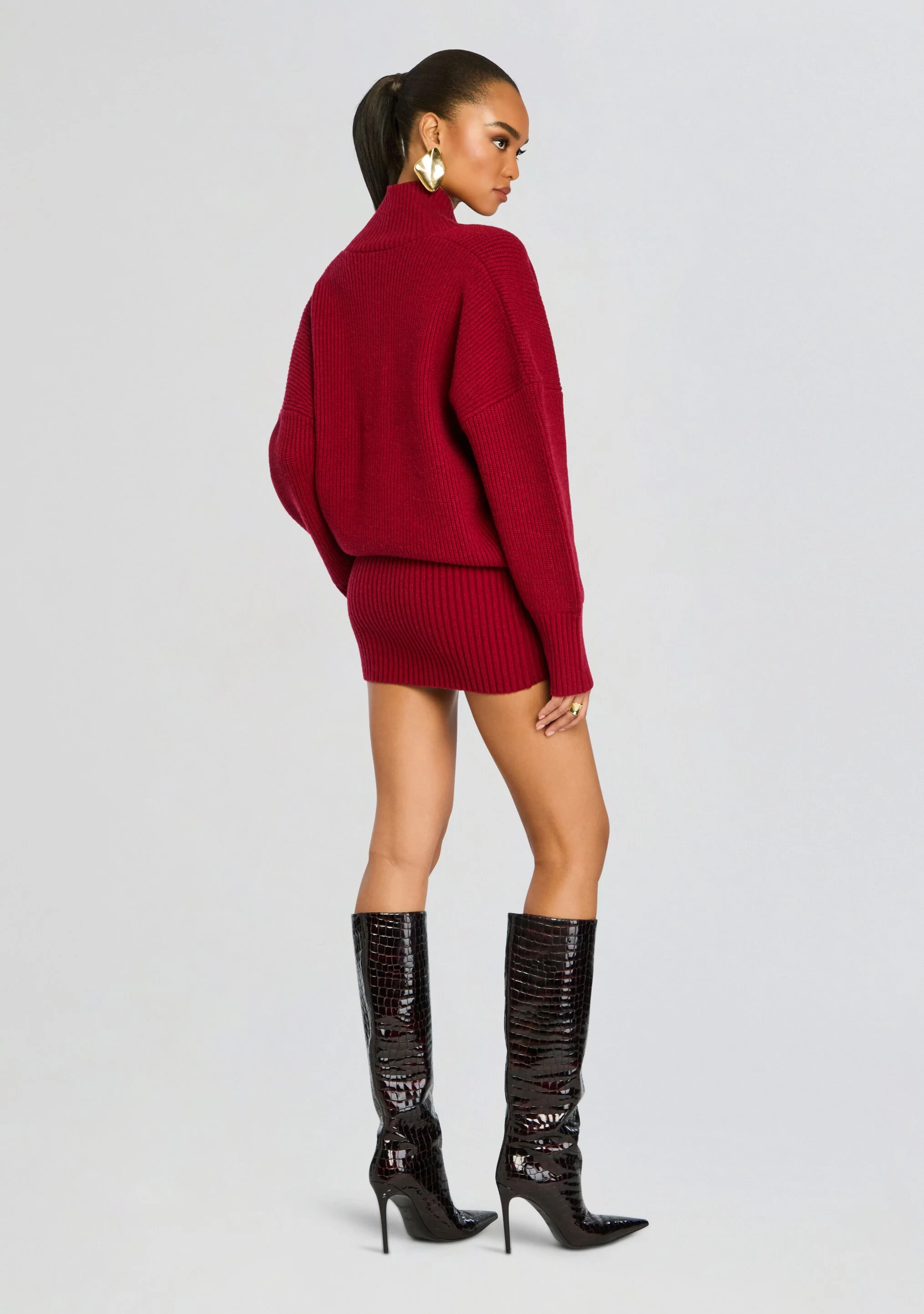Neva Knit Sweater Dress - Image 4