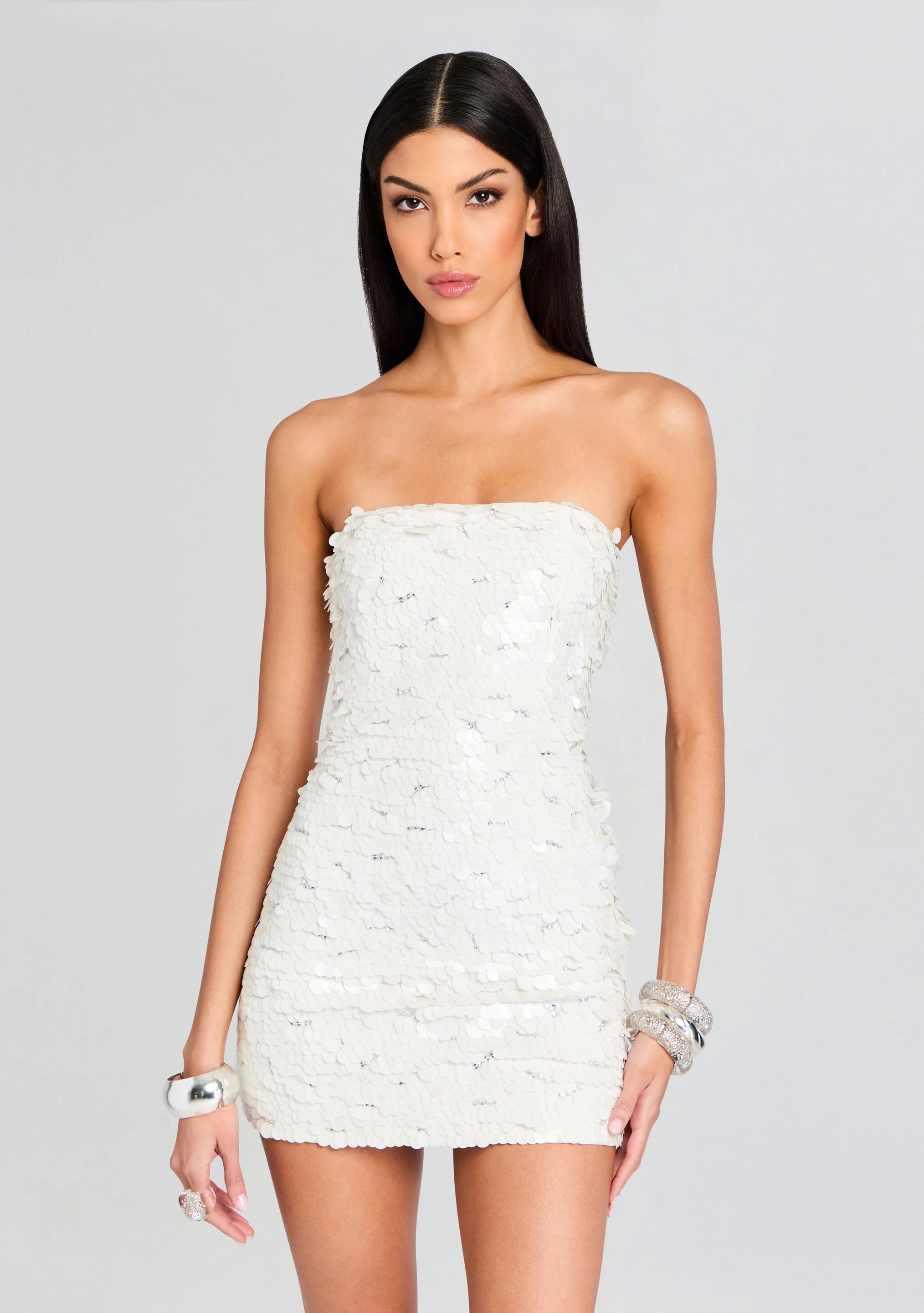Nolia Sequin Embellished Dress - Image 5