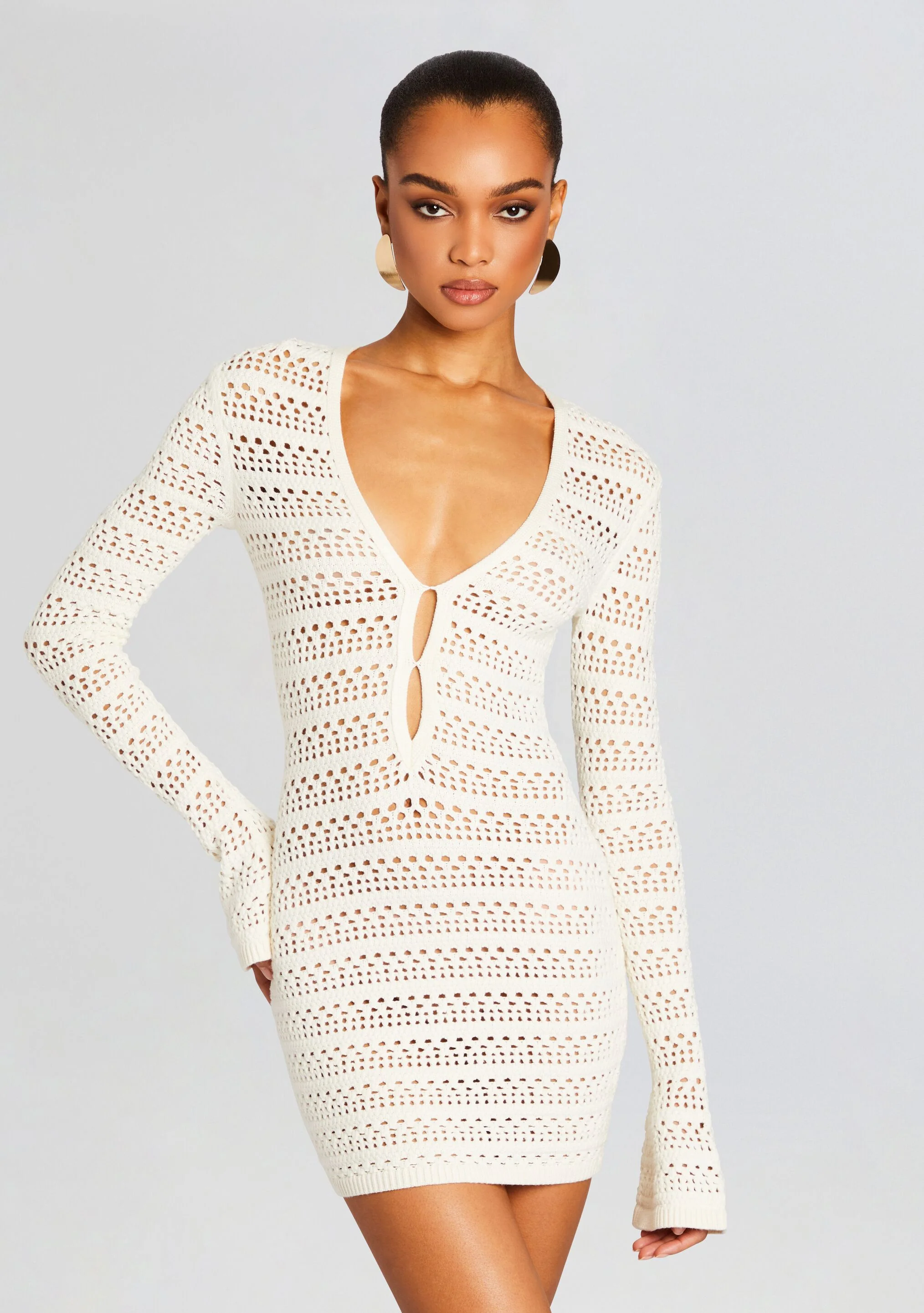 Nori Crochet Mini Dress - Image 5