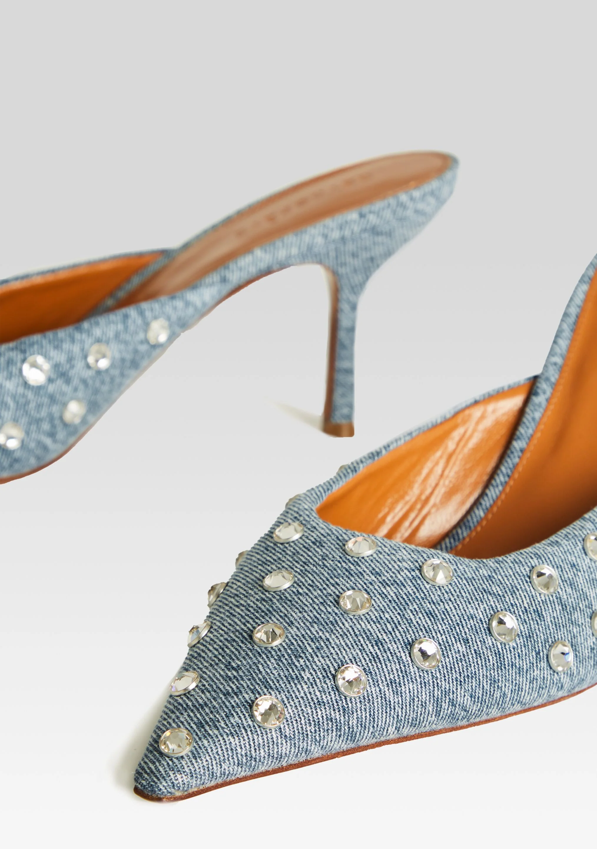 Pacifica Embellished Denim Mule - Image 4
