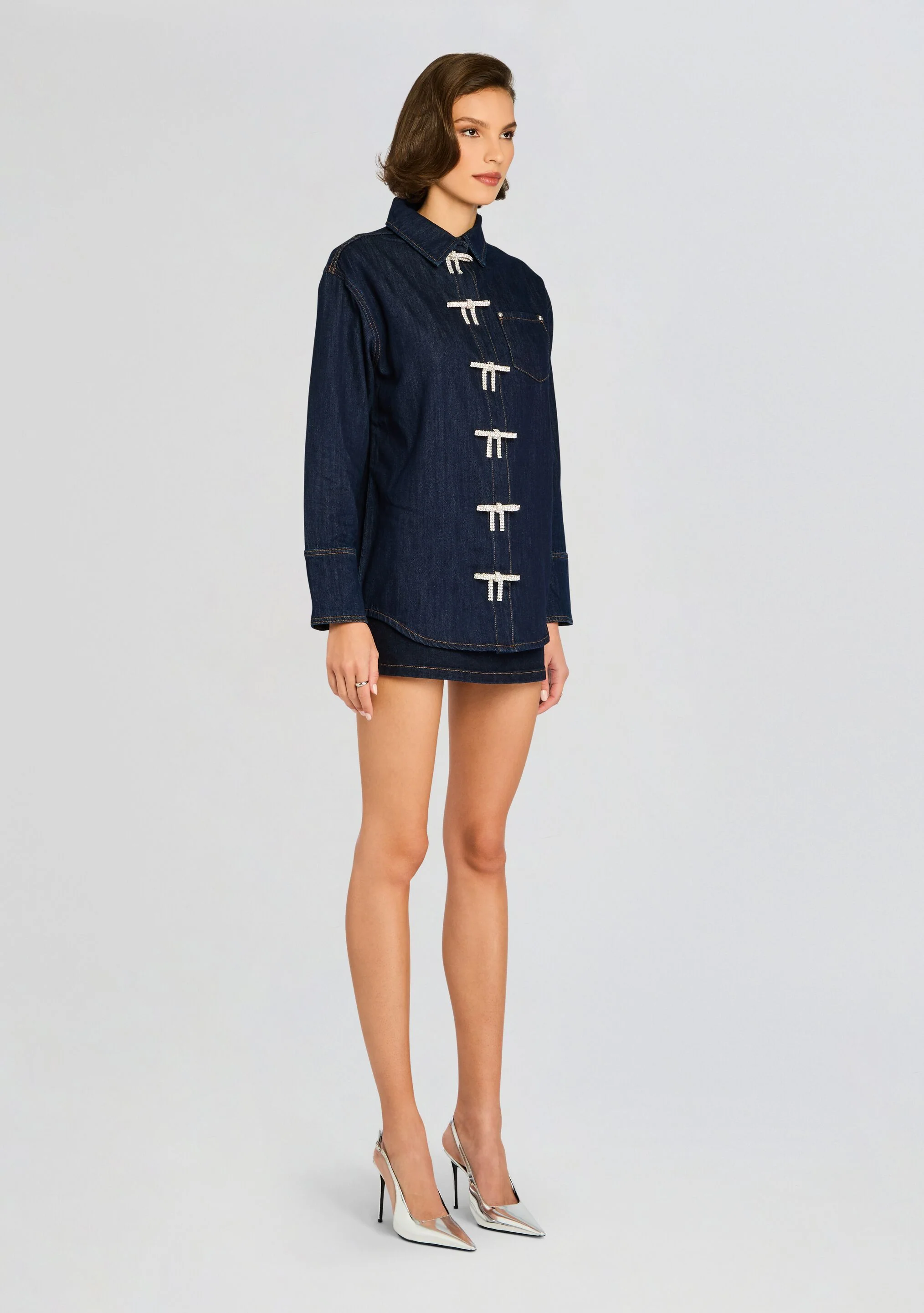Hessa Denim Shirt - Image 3