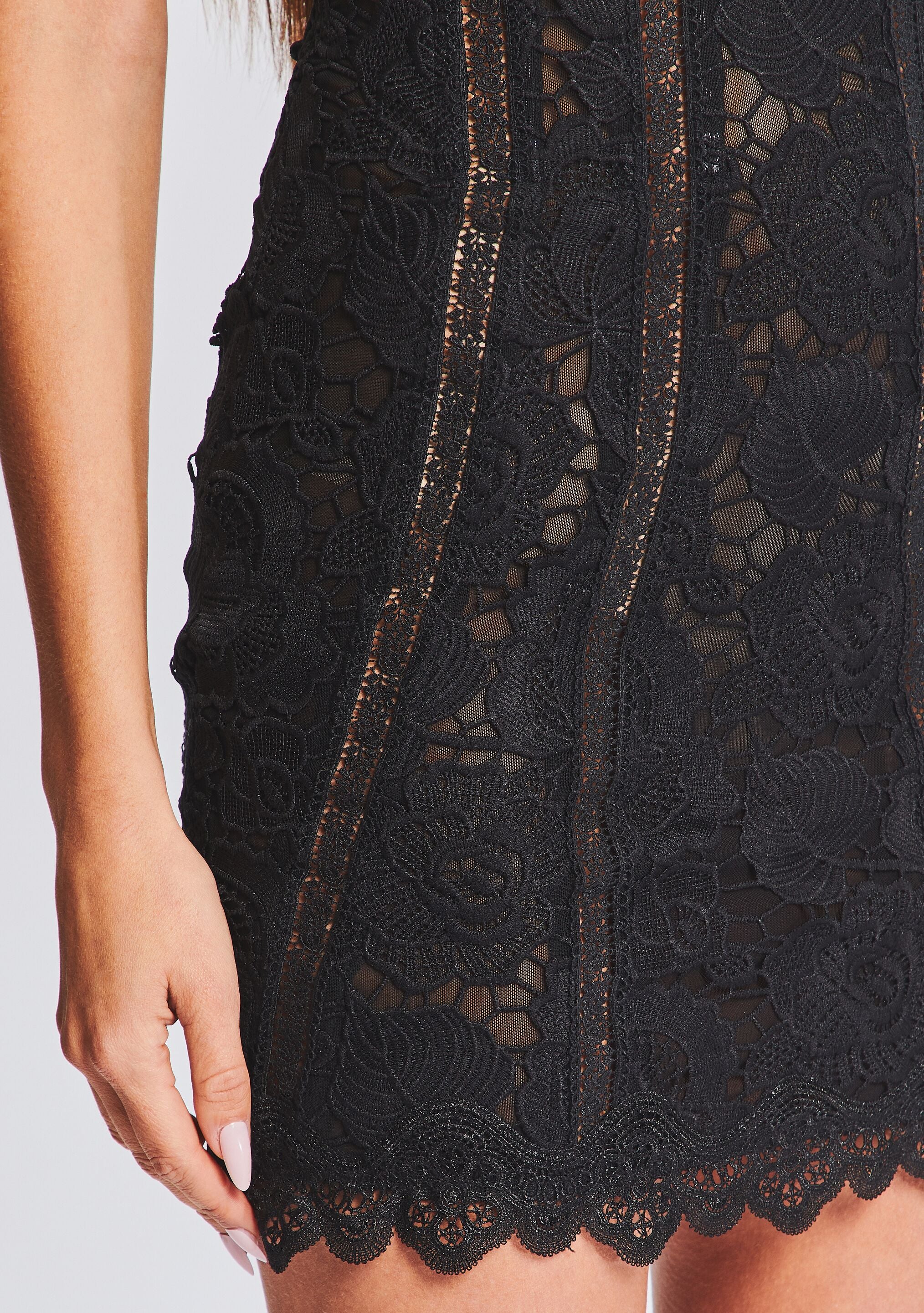 Paris Lace Short Dress - Image 2