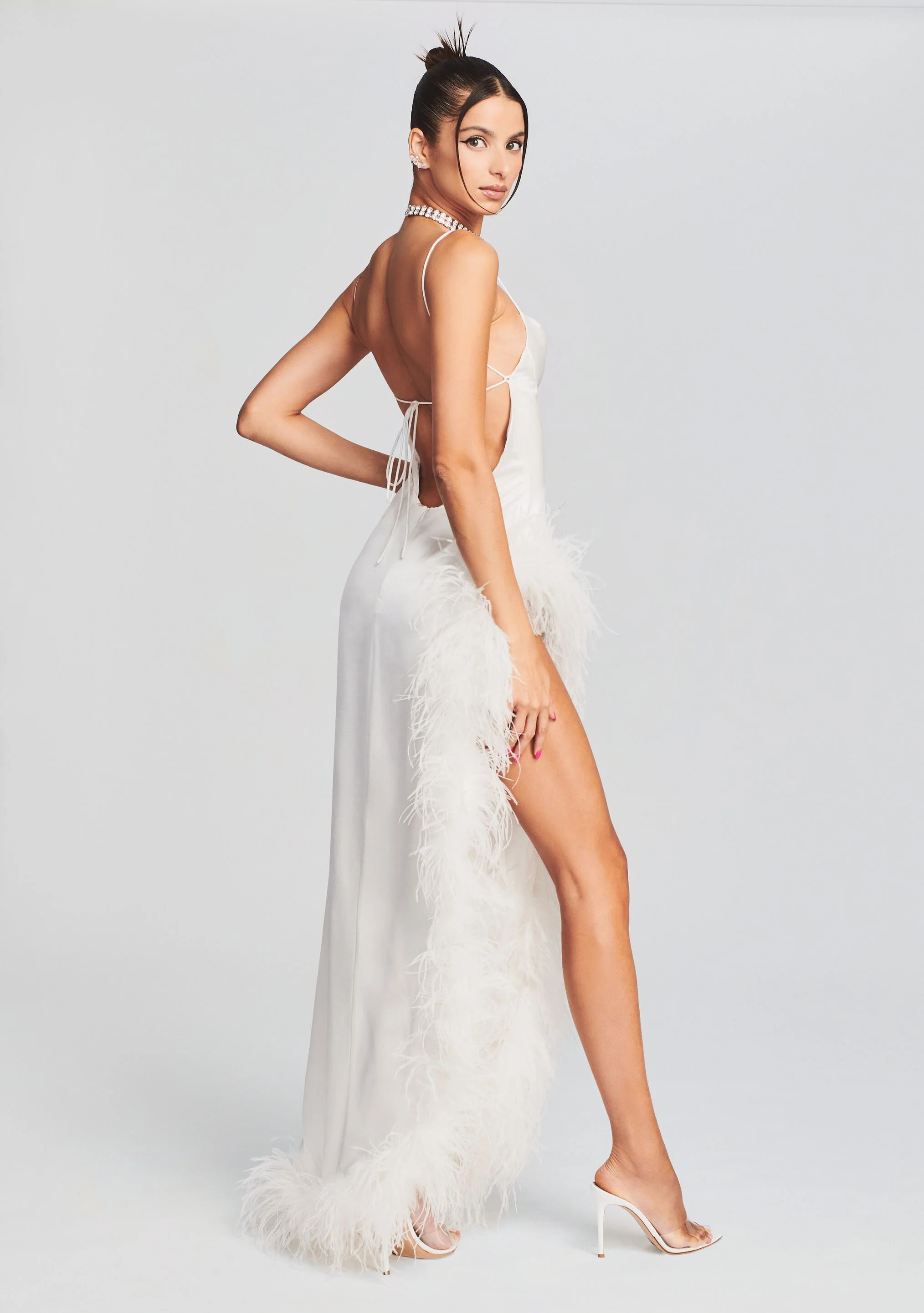 Priscilla Feather Dress - Image 4
