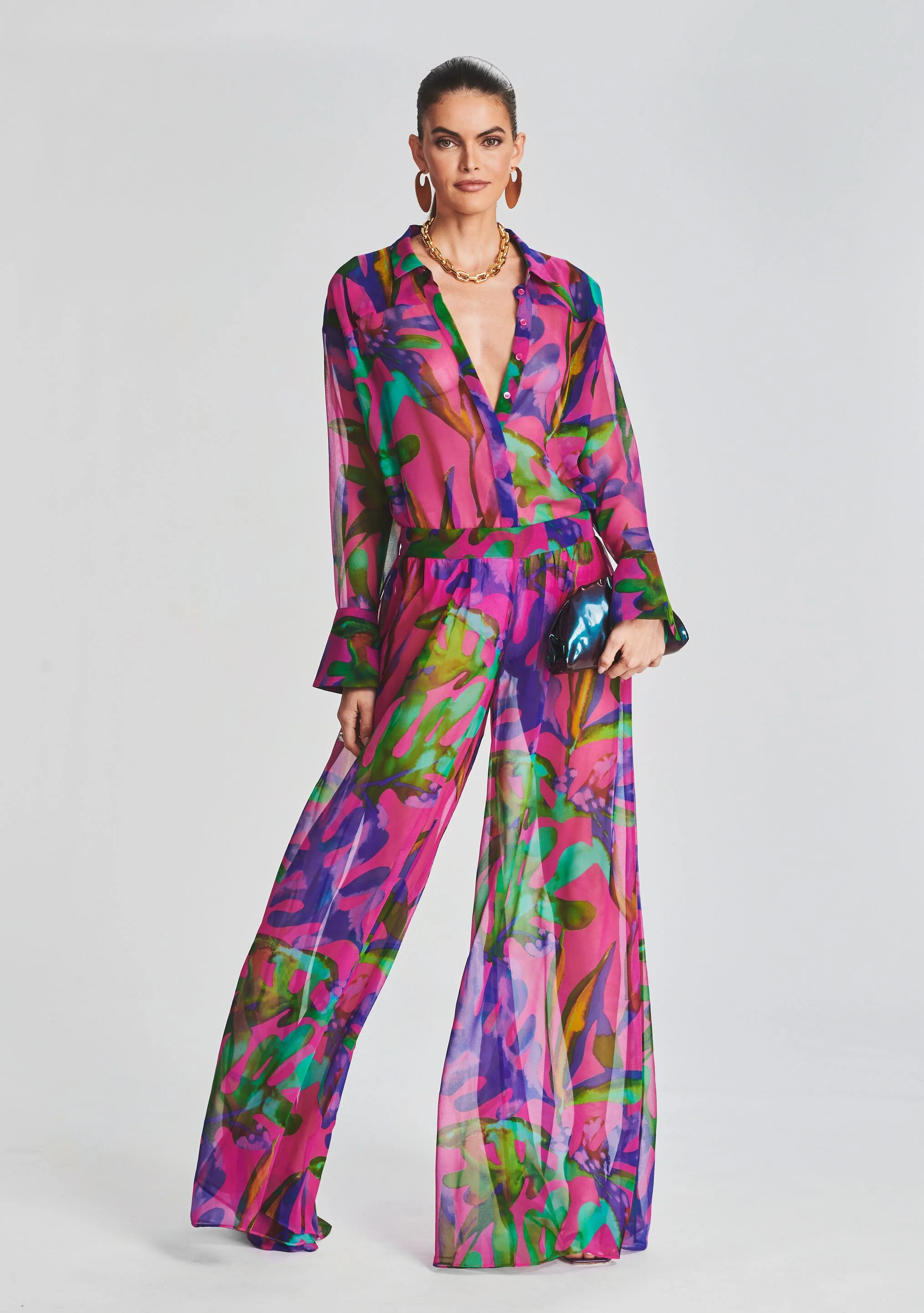 Ramona Silk Chiffon Shirt - Image 2