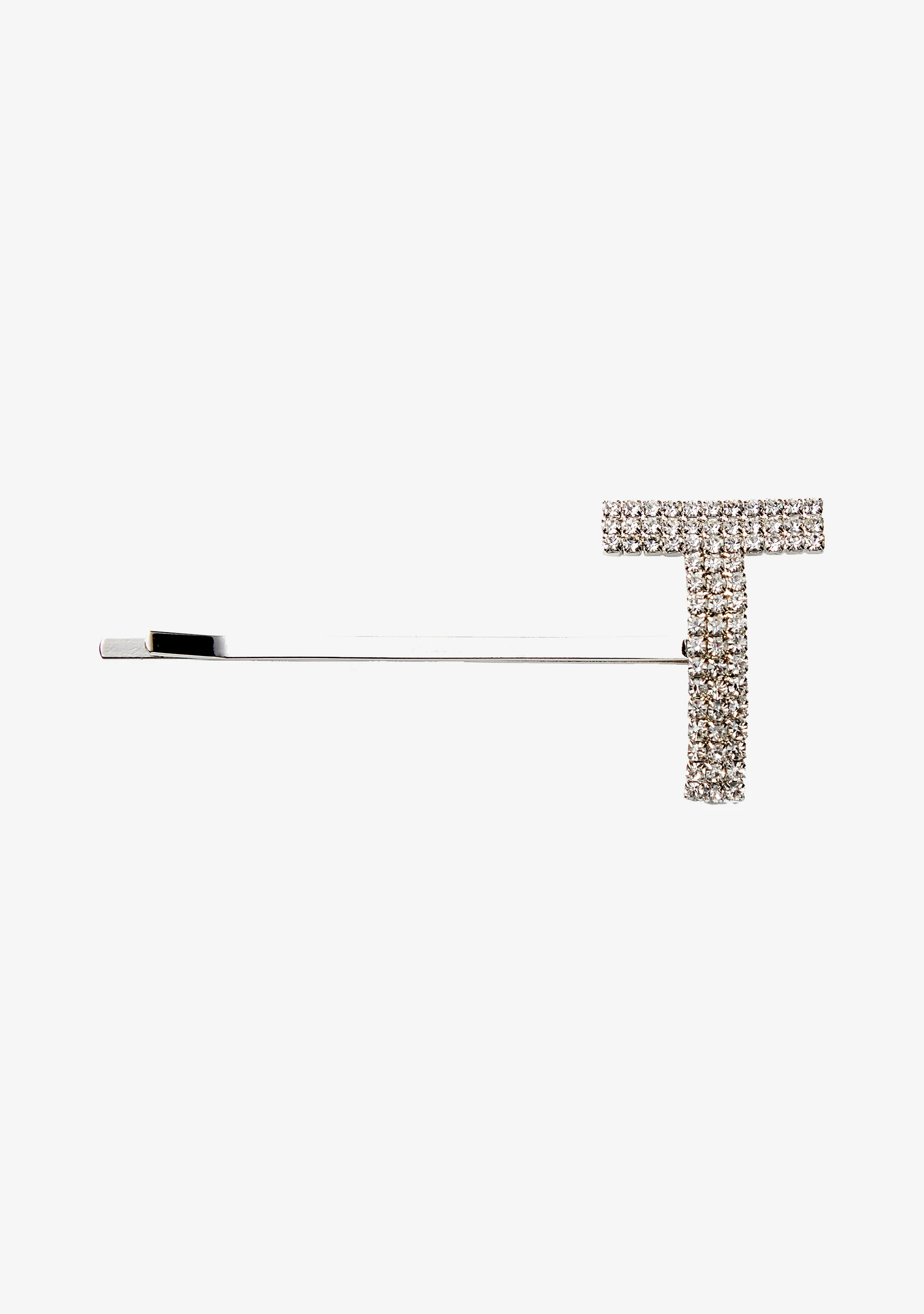 Rhinestone Alphabet Hair Clip - Image 17