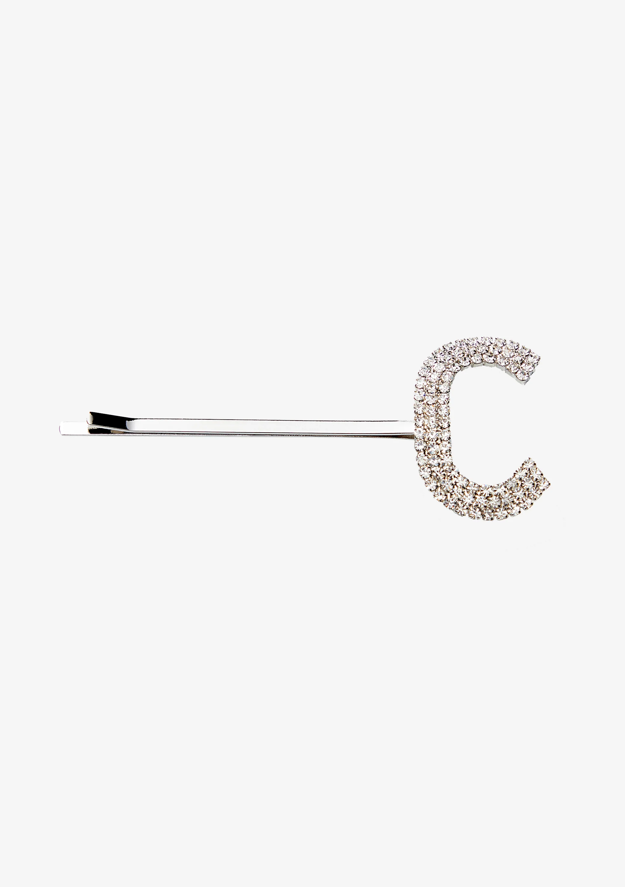 Rhinestone Alphabet Hair Clip - Image 4