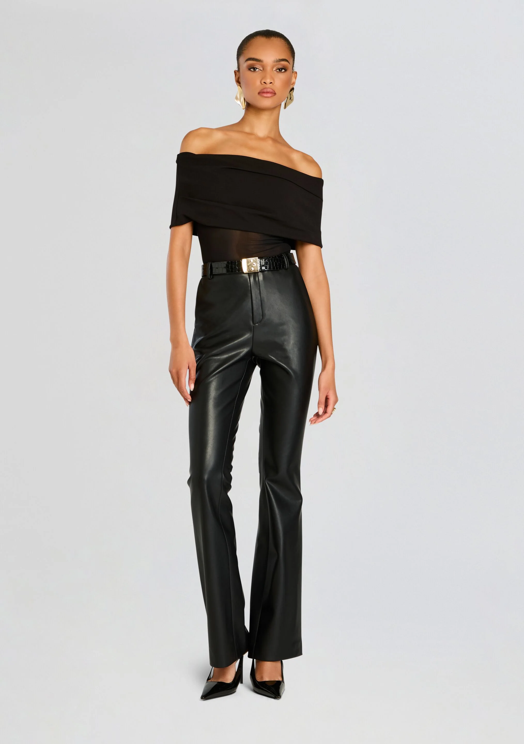 Ronja Vegan Leather Trouser - Image 2