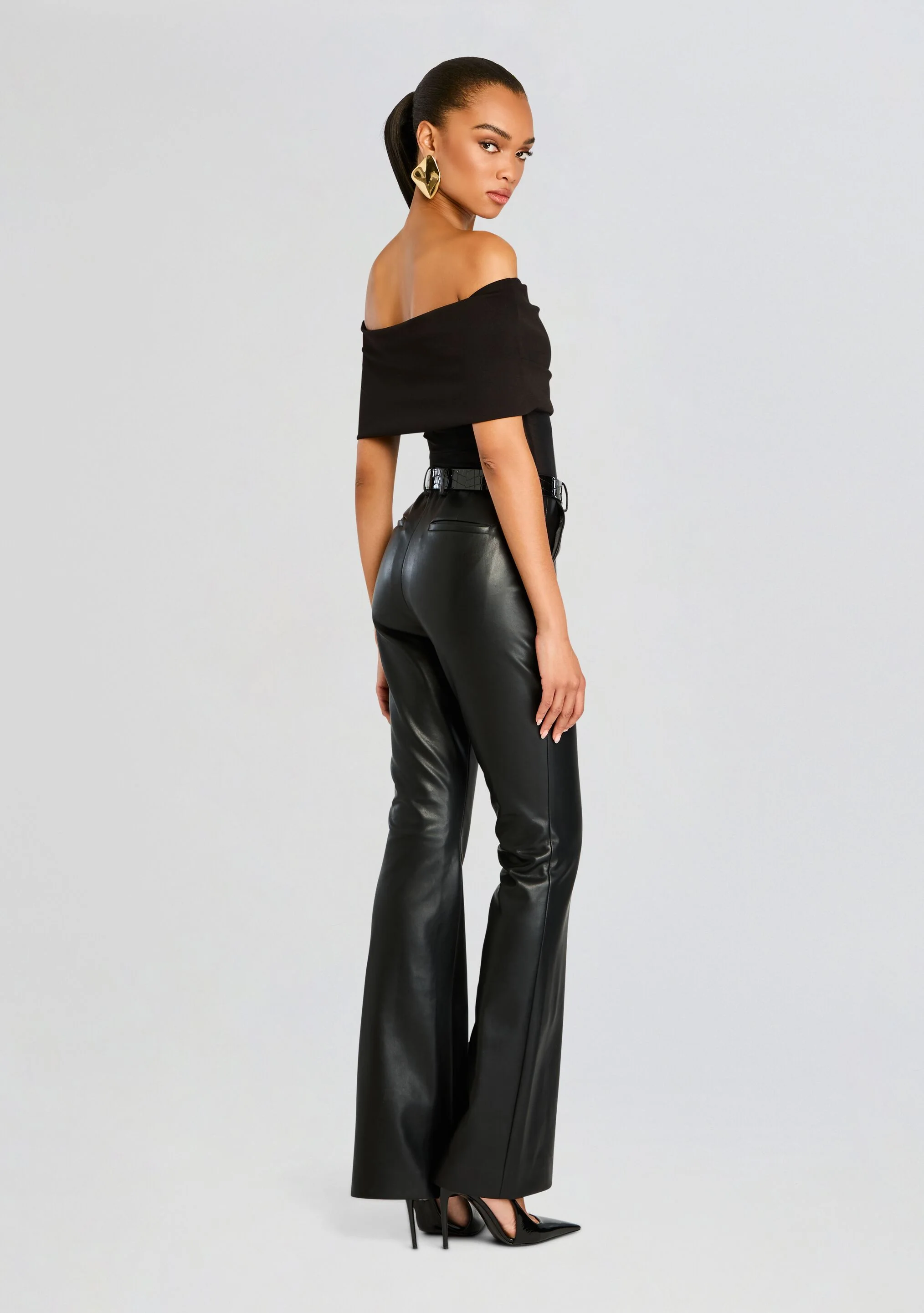 Ronja Vegan Leather Trouser - Image 4