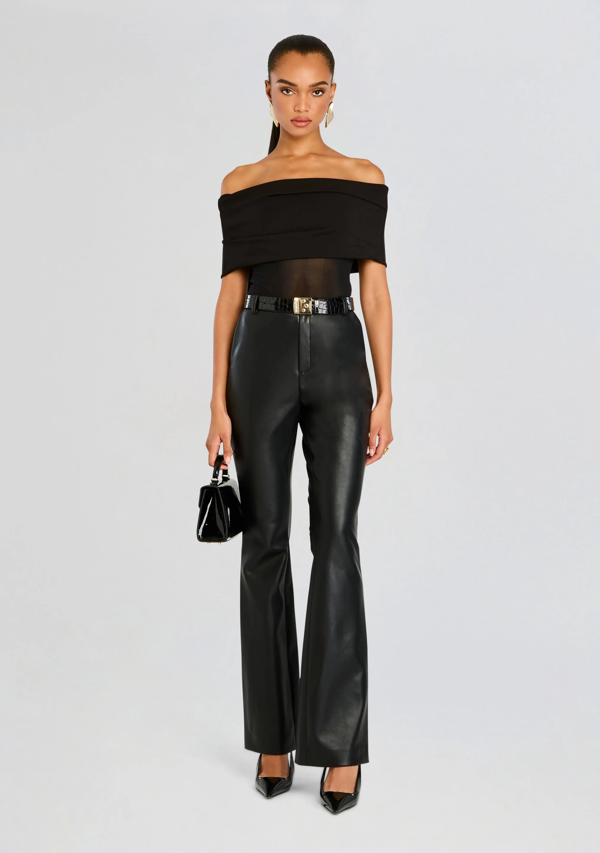 Ronja Vegan Leather Trouser - Image 5