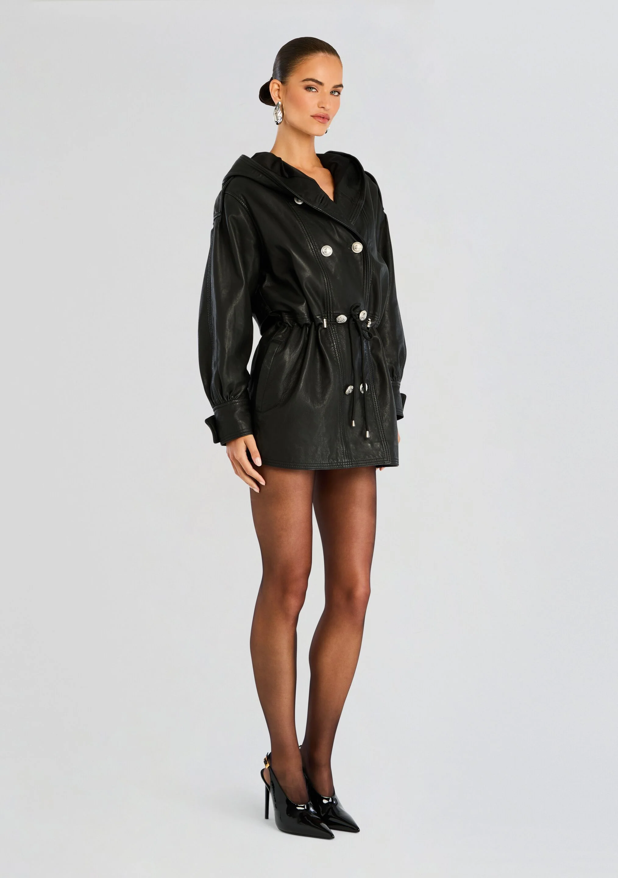 Saint Leather Jacket - Image 4