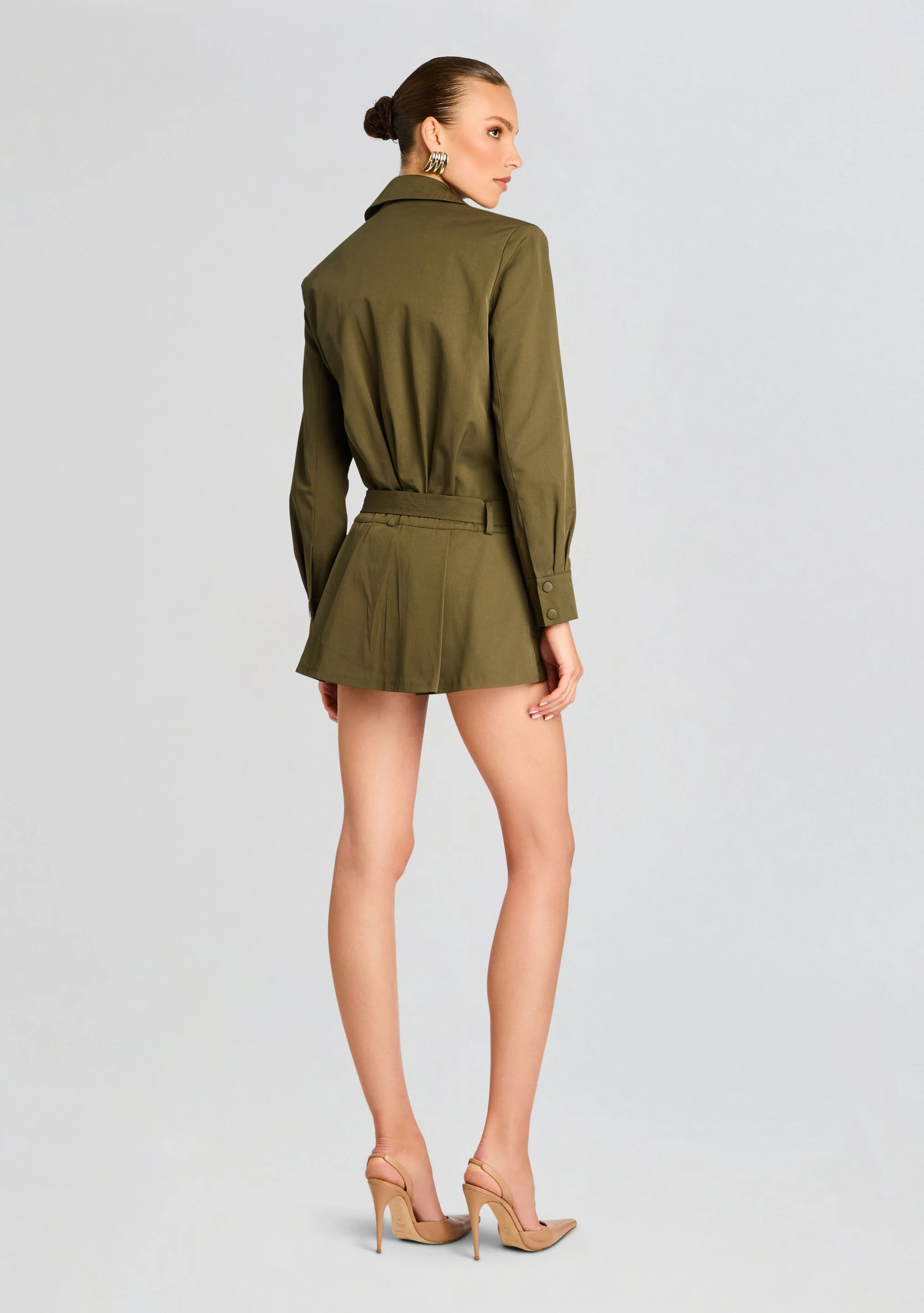 Sanders Twill Bomber Jacket Dress - Image 4