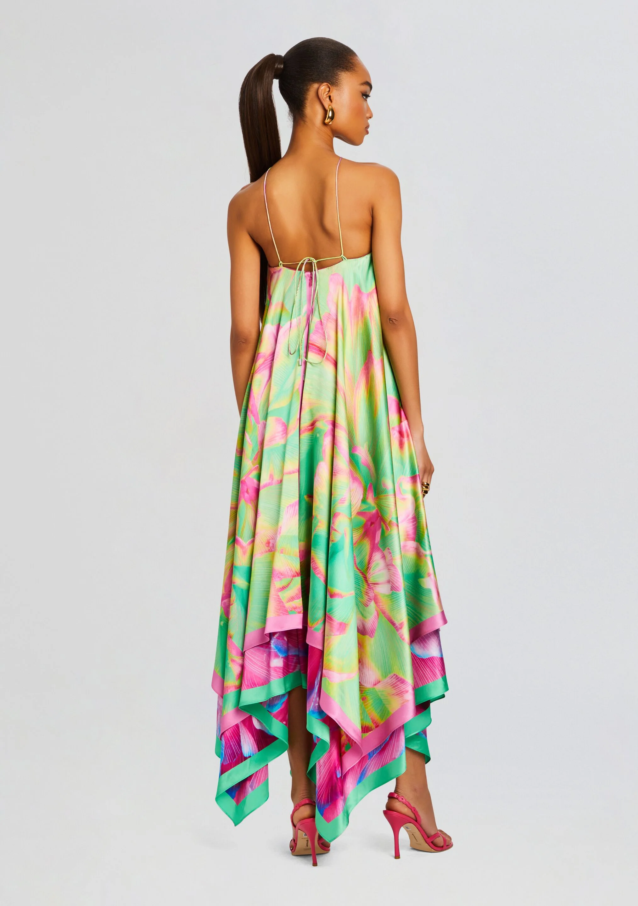 Sangria Silk Dress - Image 4
