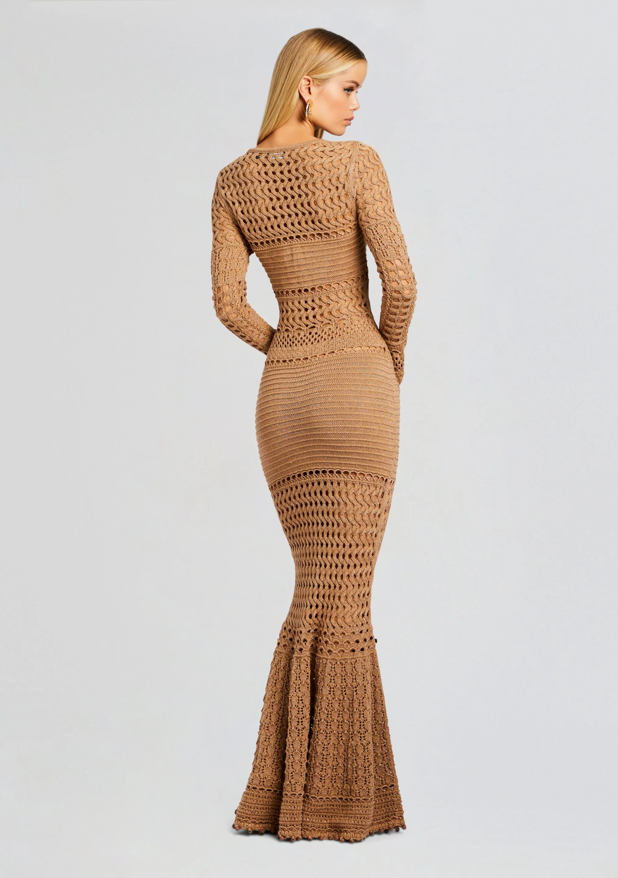 Sereno Knit Crochet Dress - Image 4