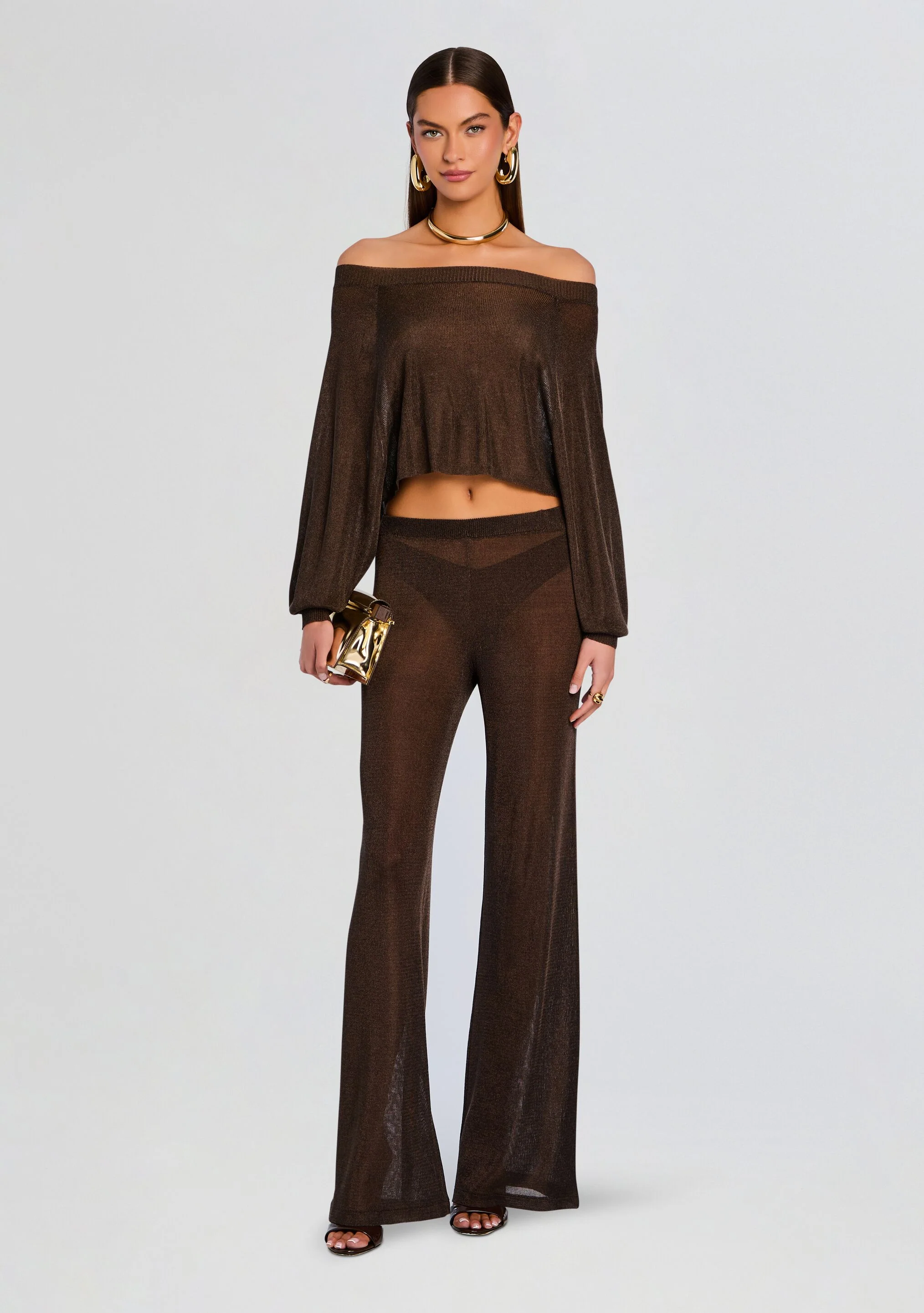 Sheldon Metallic Knit Pant - Image 5