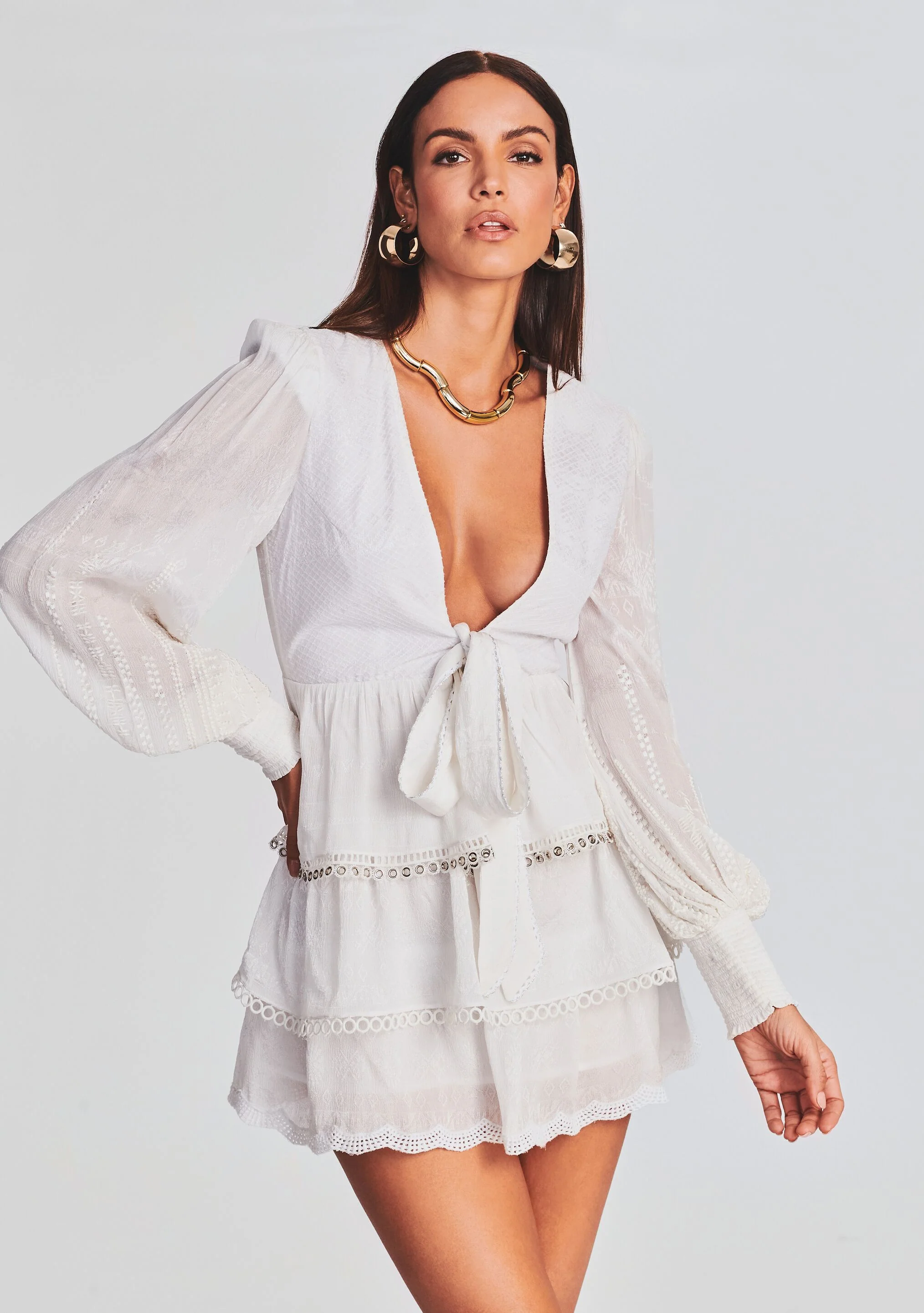 Veda Quilted Short Dress - Image 2