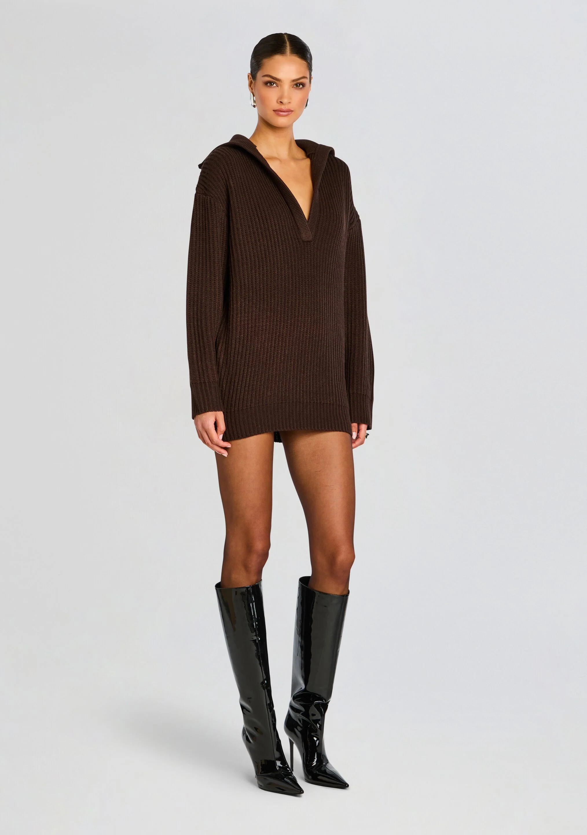Shy Oversized Sweater Dress - Image 3