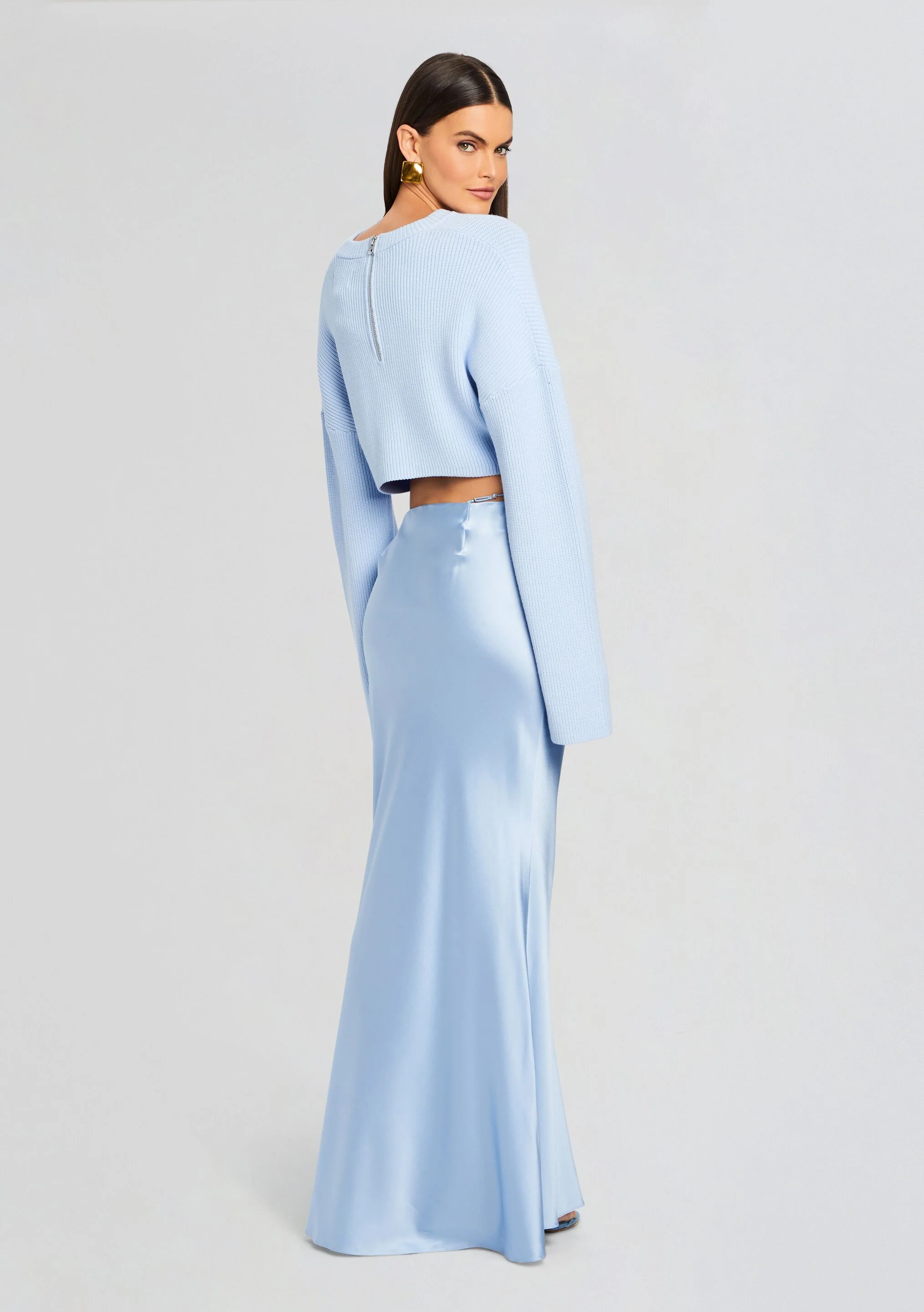 Silvana Silk Maxi Skirt - Image 4