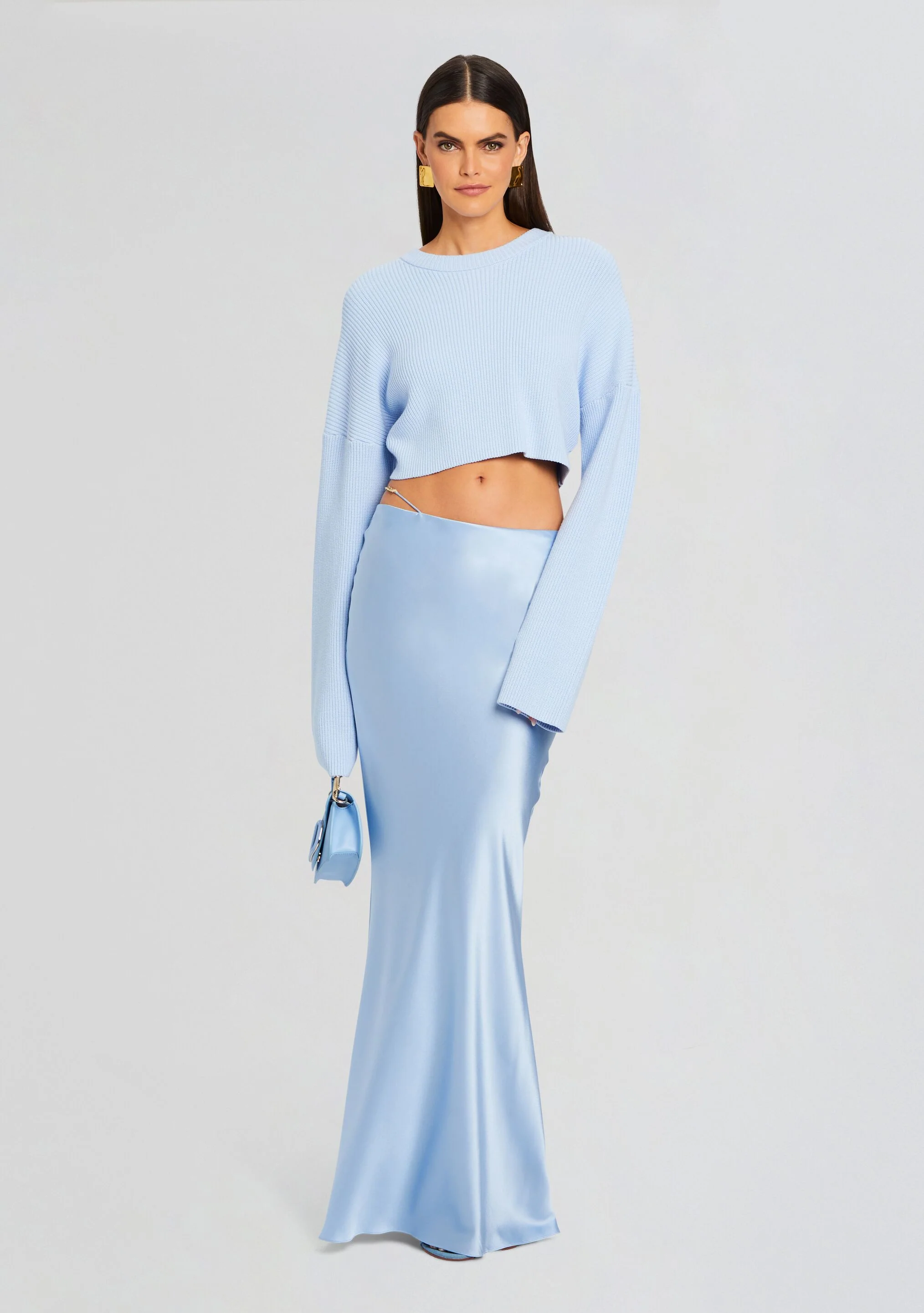 Silvana Silk Maxi Skirt - Image 5