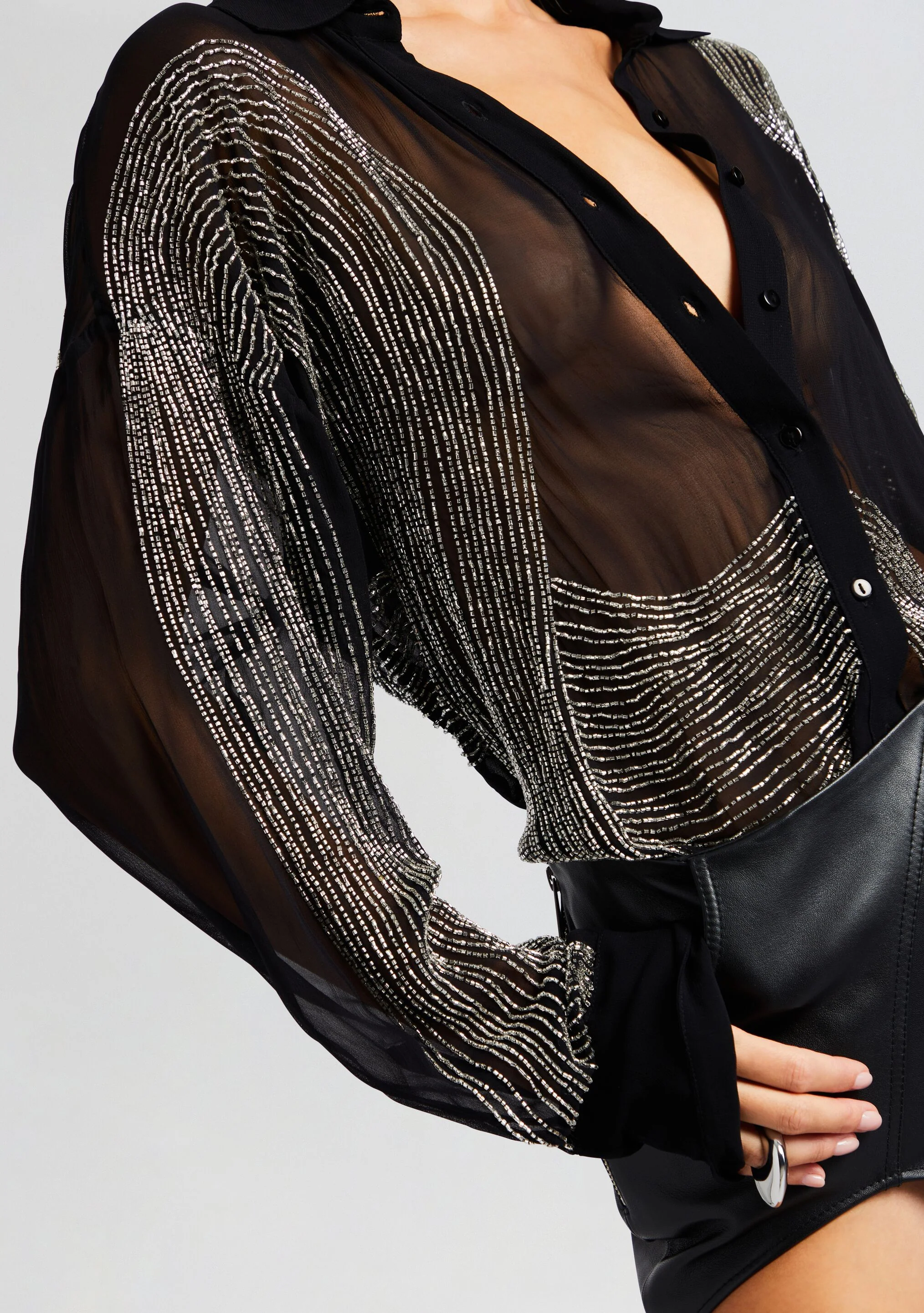 Siren Embellished Shirt - Image 2