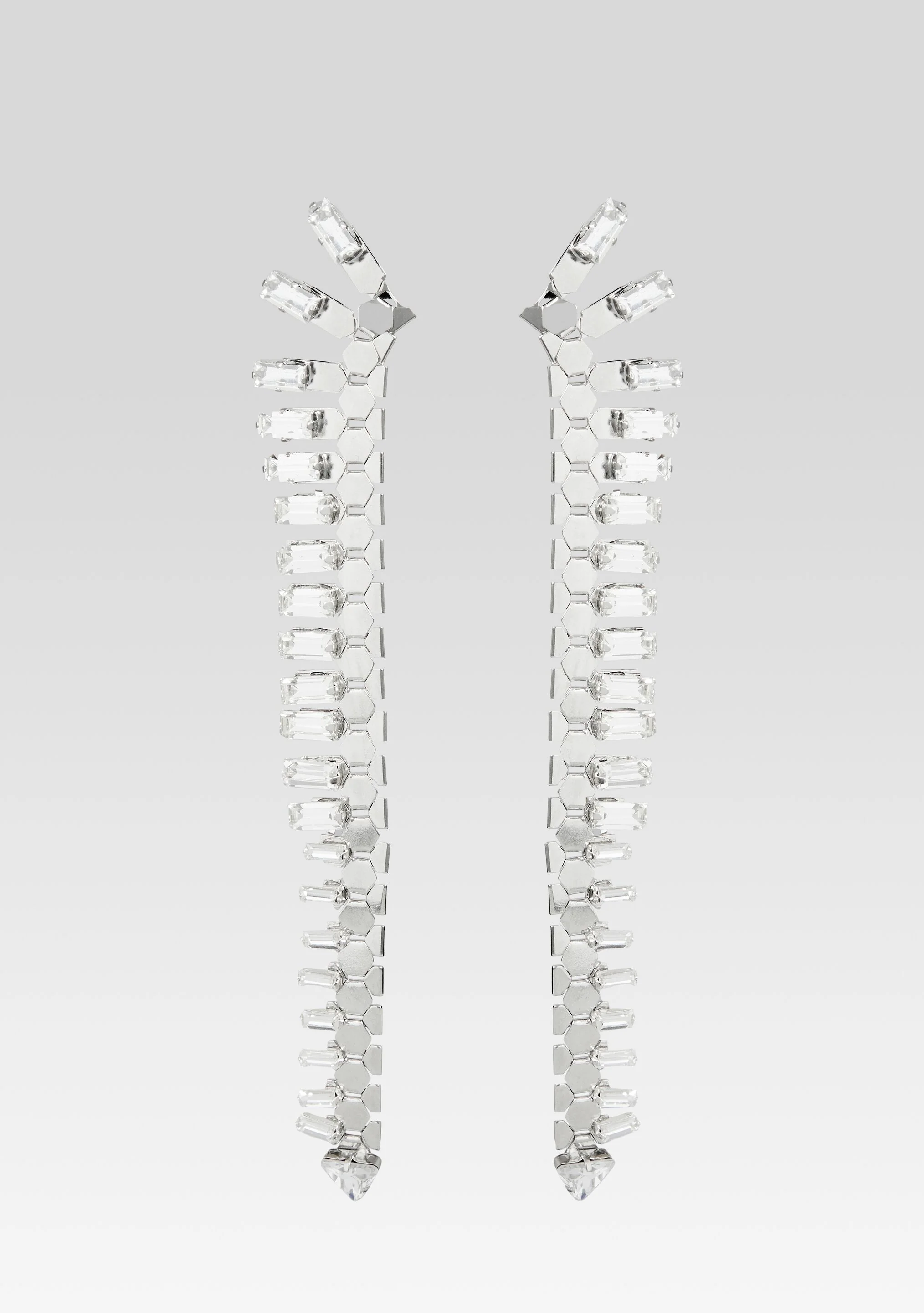Snake Skin Crystal Earrings
