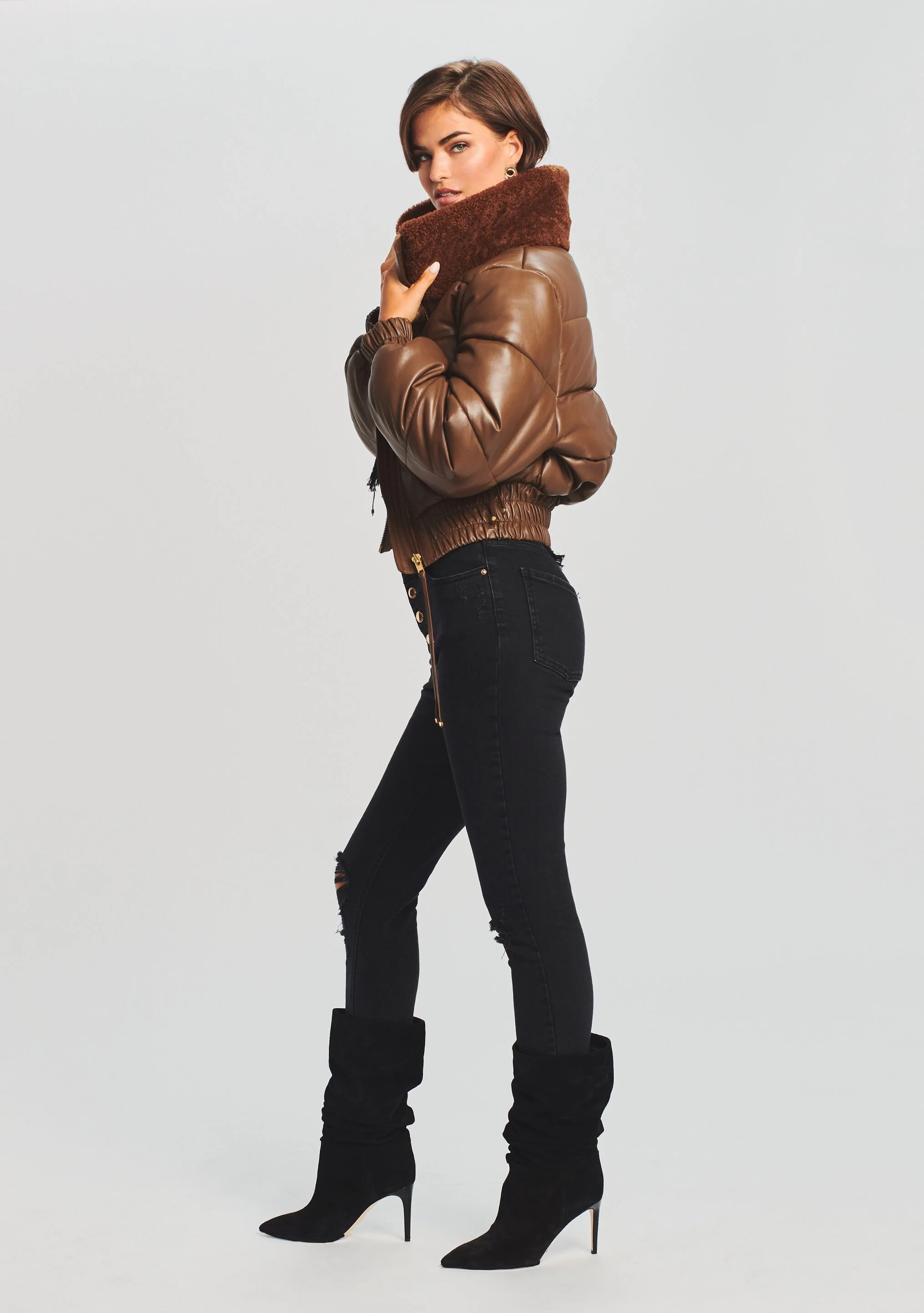 Stevie Leather Jacket - Image 3