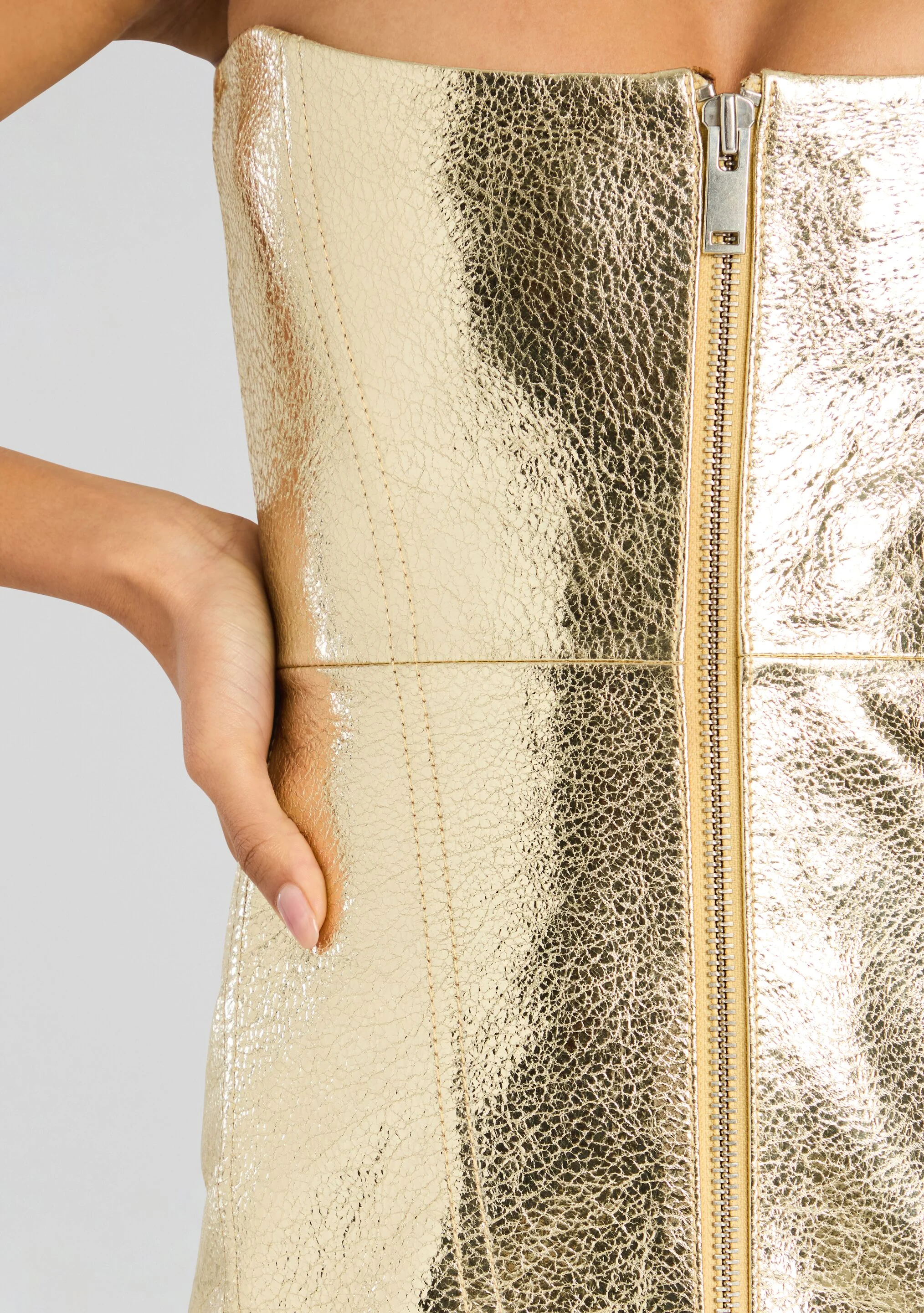 Sylvie Leather Dress - Image 2