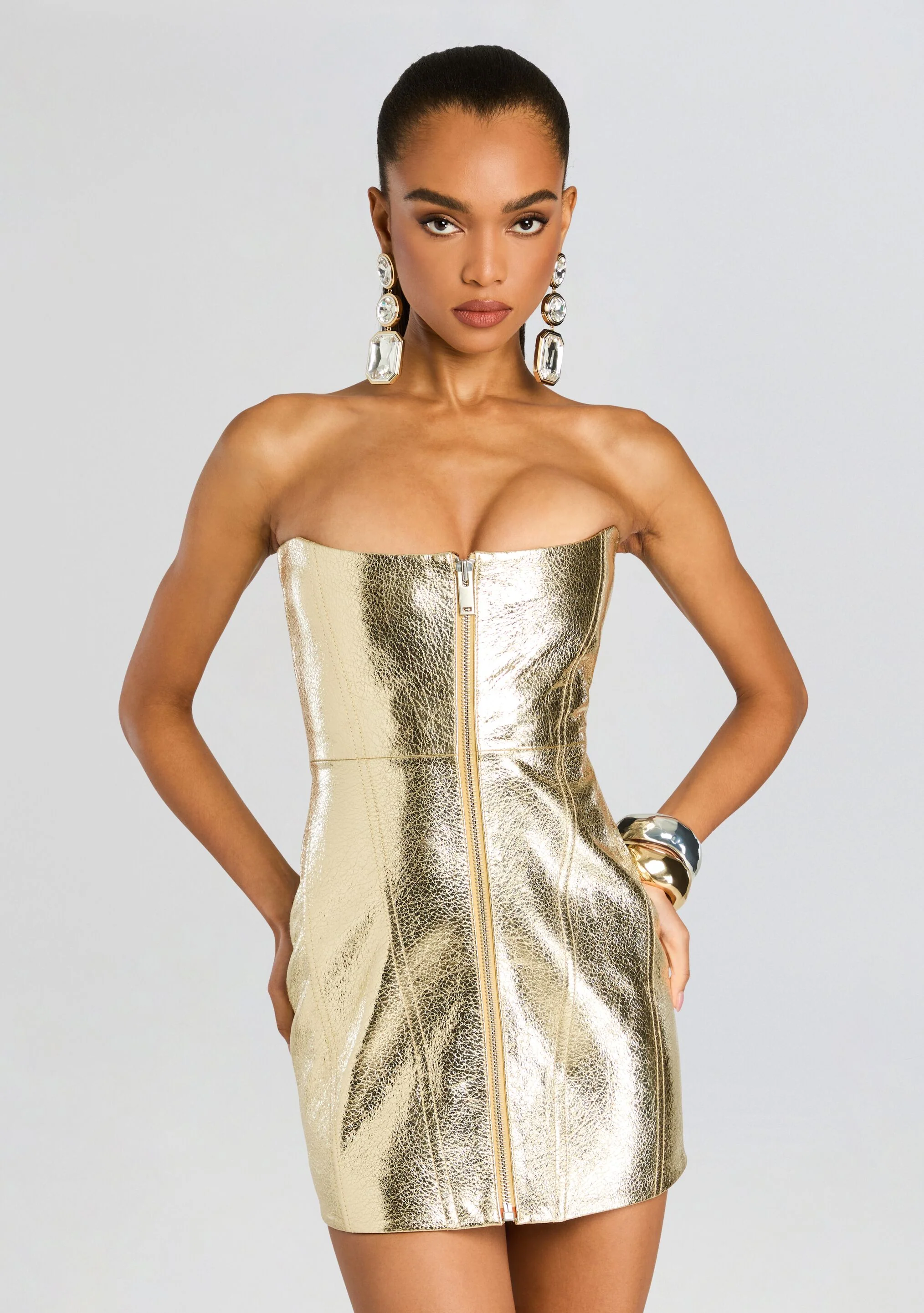 Sylvie Leather Dress - Image 5