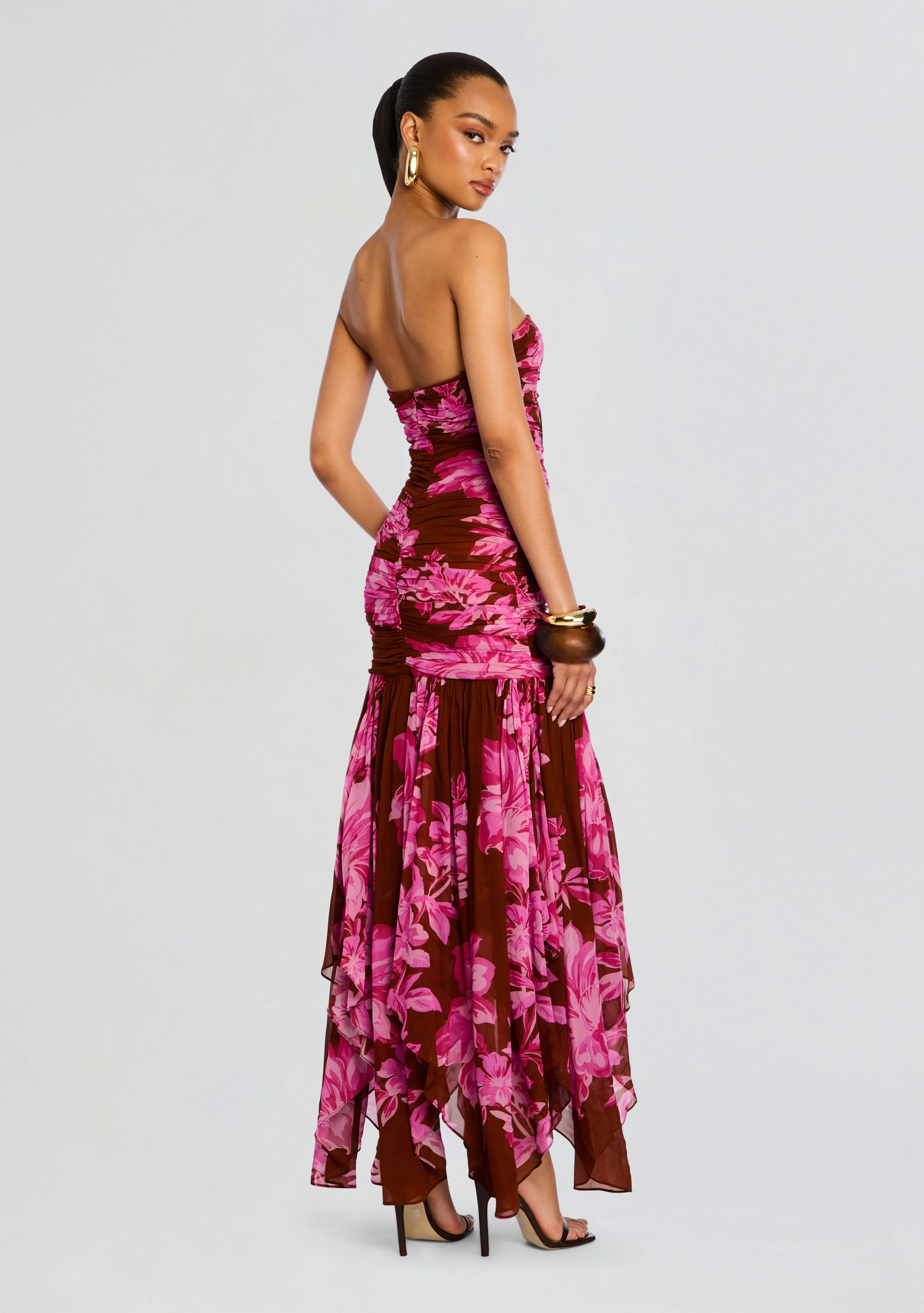 Teryn Silk Chiffon Dress - Image 5