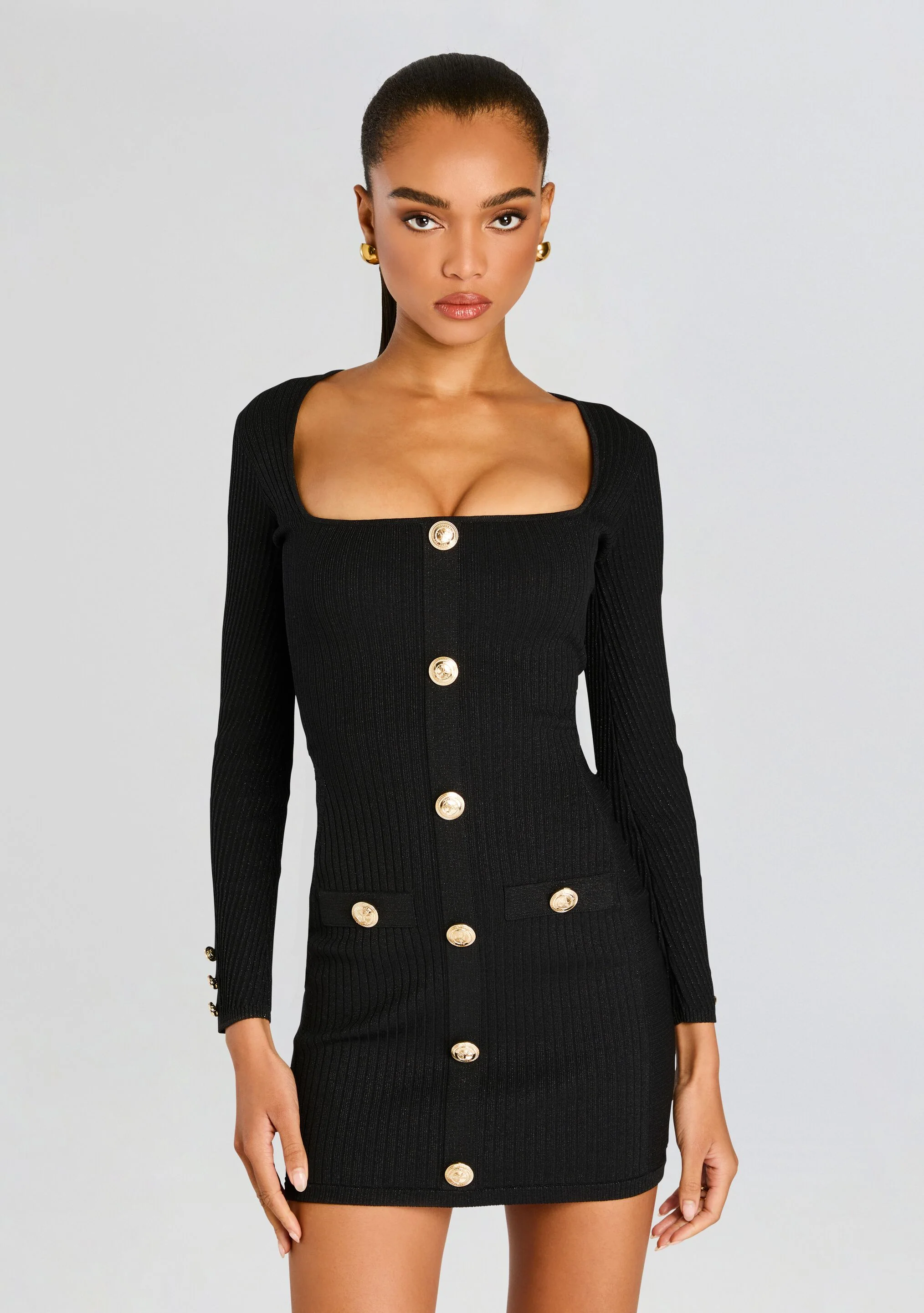 Thea Rib Knit Dress - Image 5