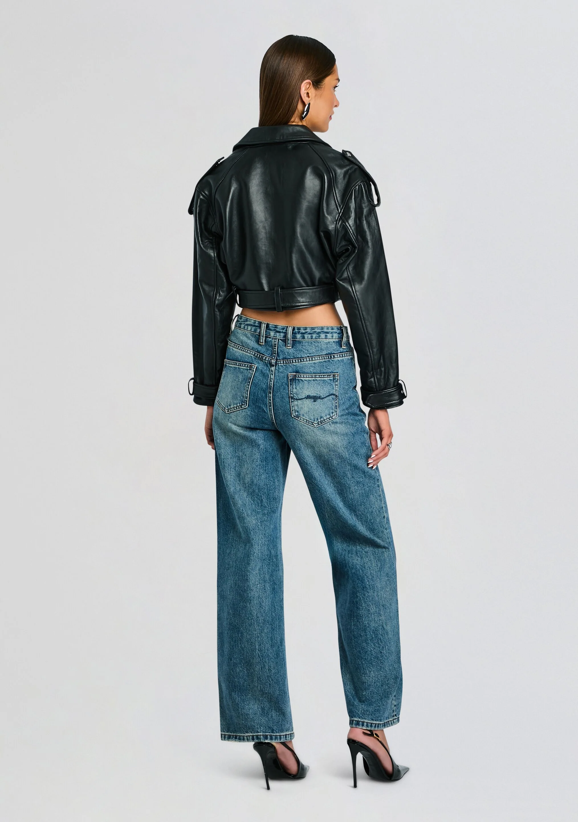 Victoria Leather Jacket - Image 4