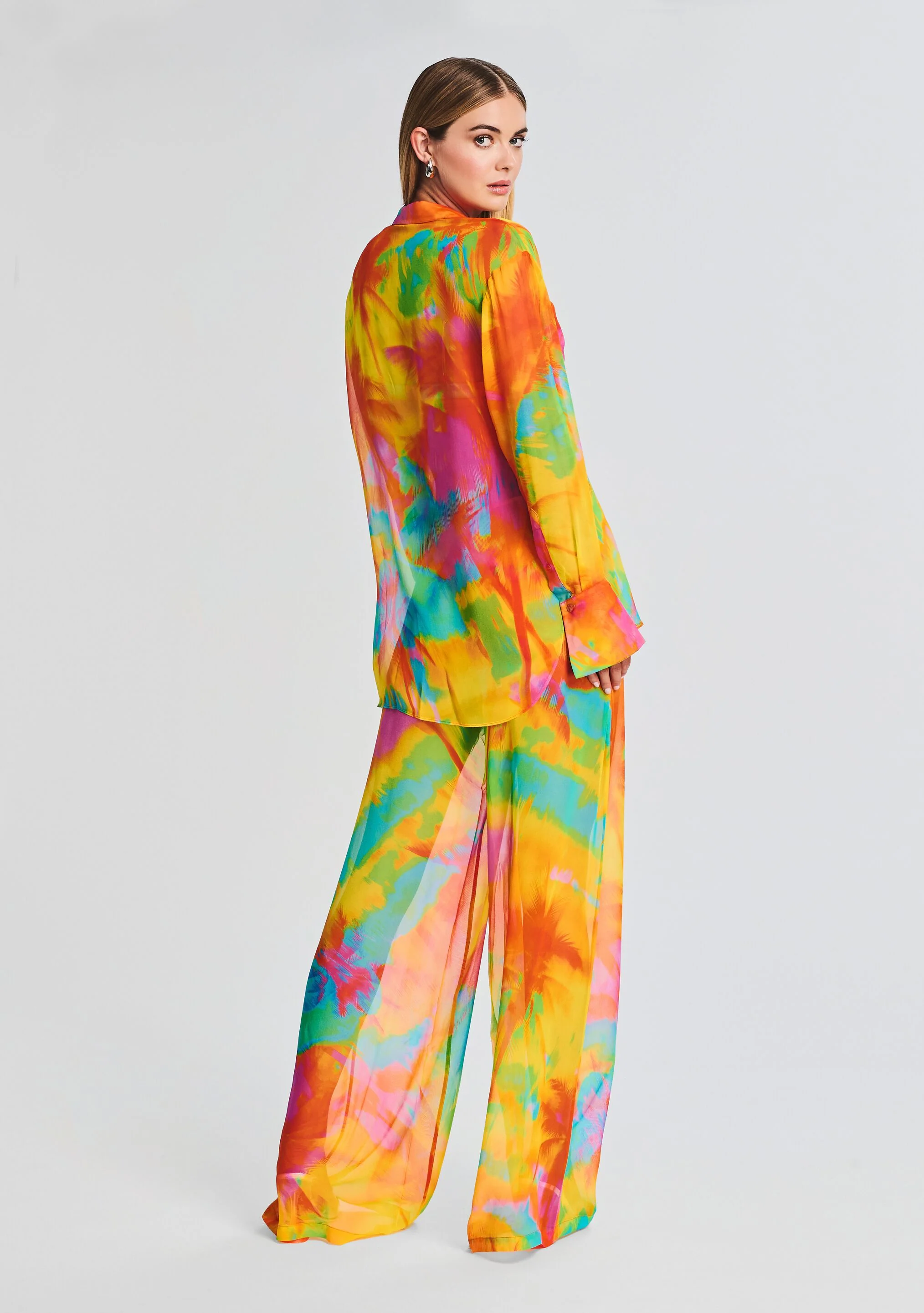 Willow Silk Chiffon Blouse - Image 4