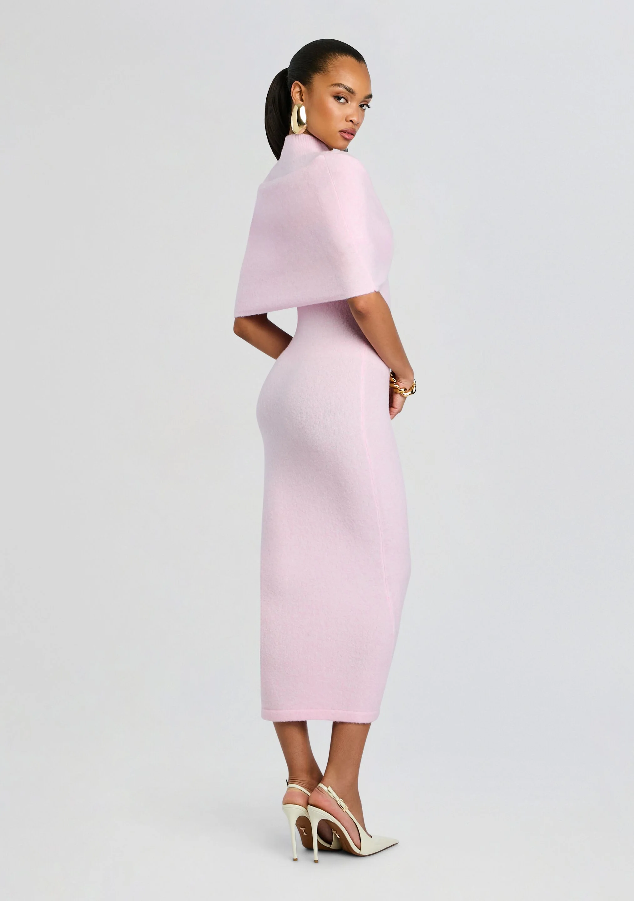 Wisteria Knit Midi Dress - Image 4