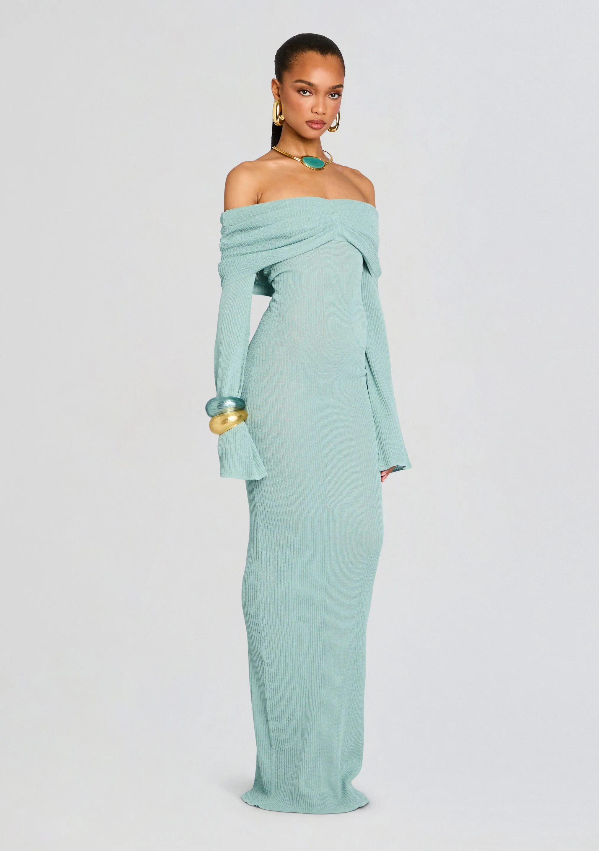 Xenia Knit Maxi Dress - Image 3