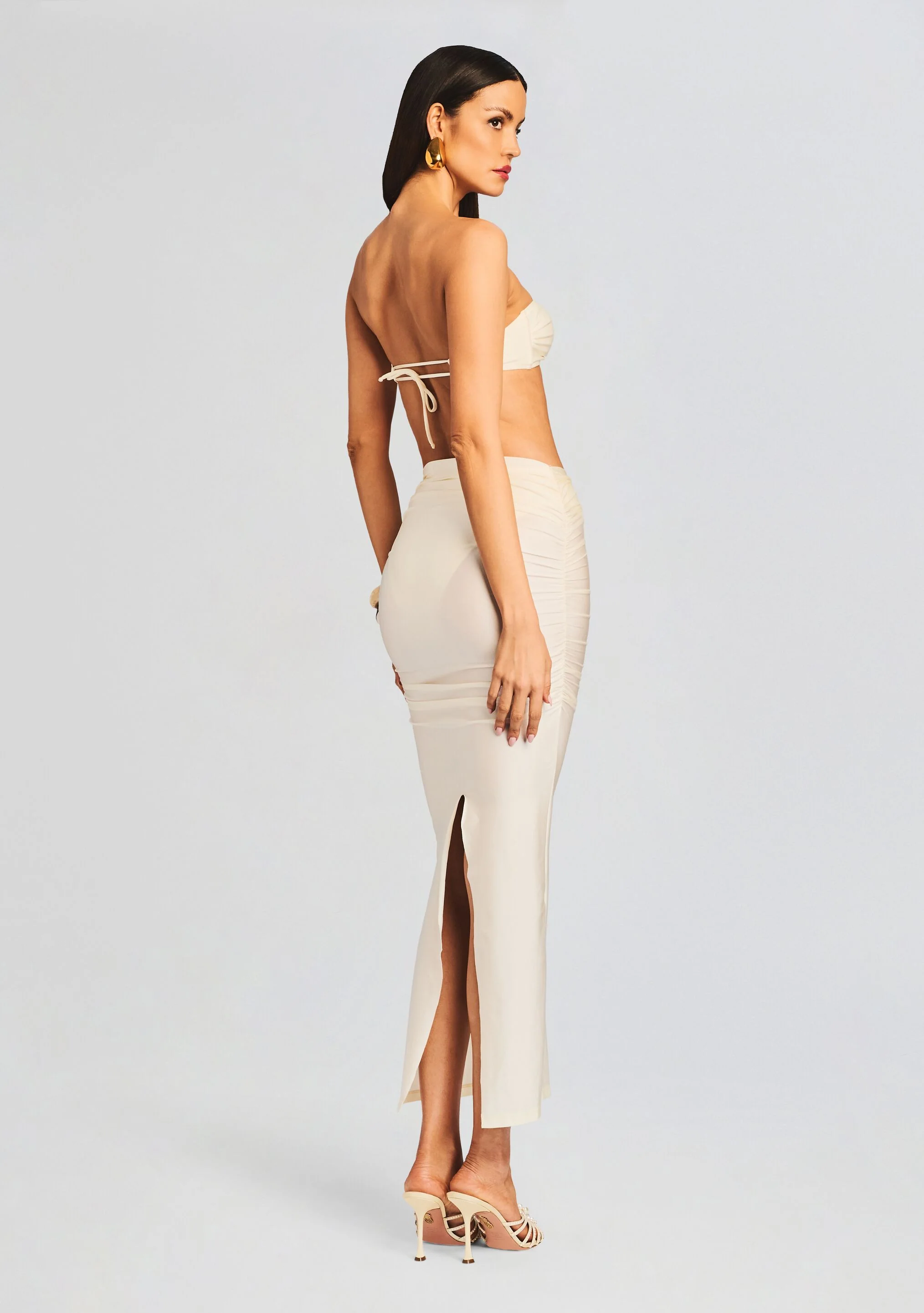 Yara Lyrca Maxi Skirt - Image 3