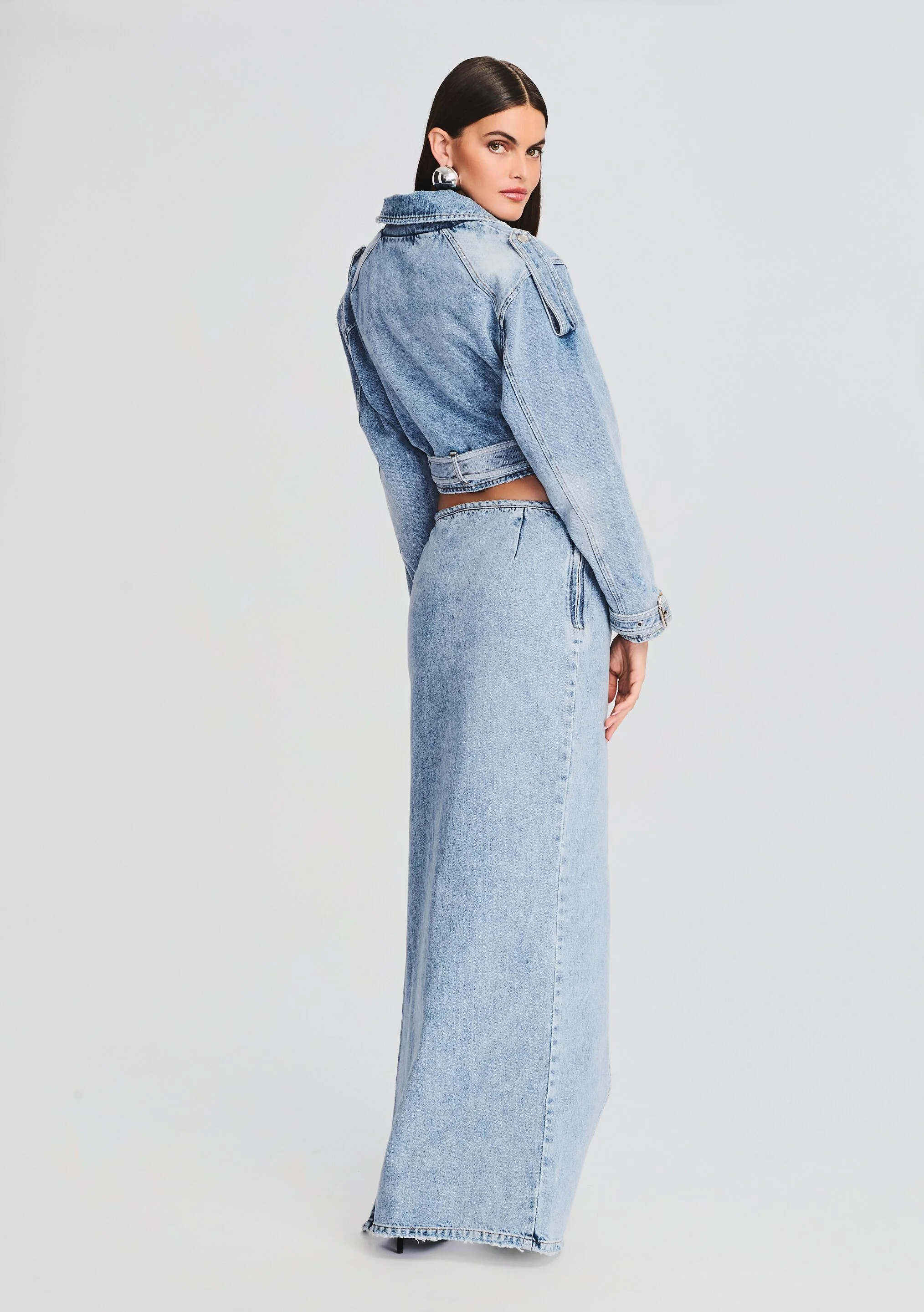 Zahlia Denim Skirt - Image 4